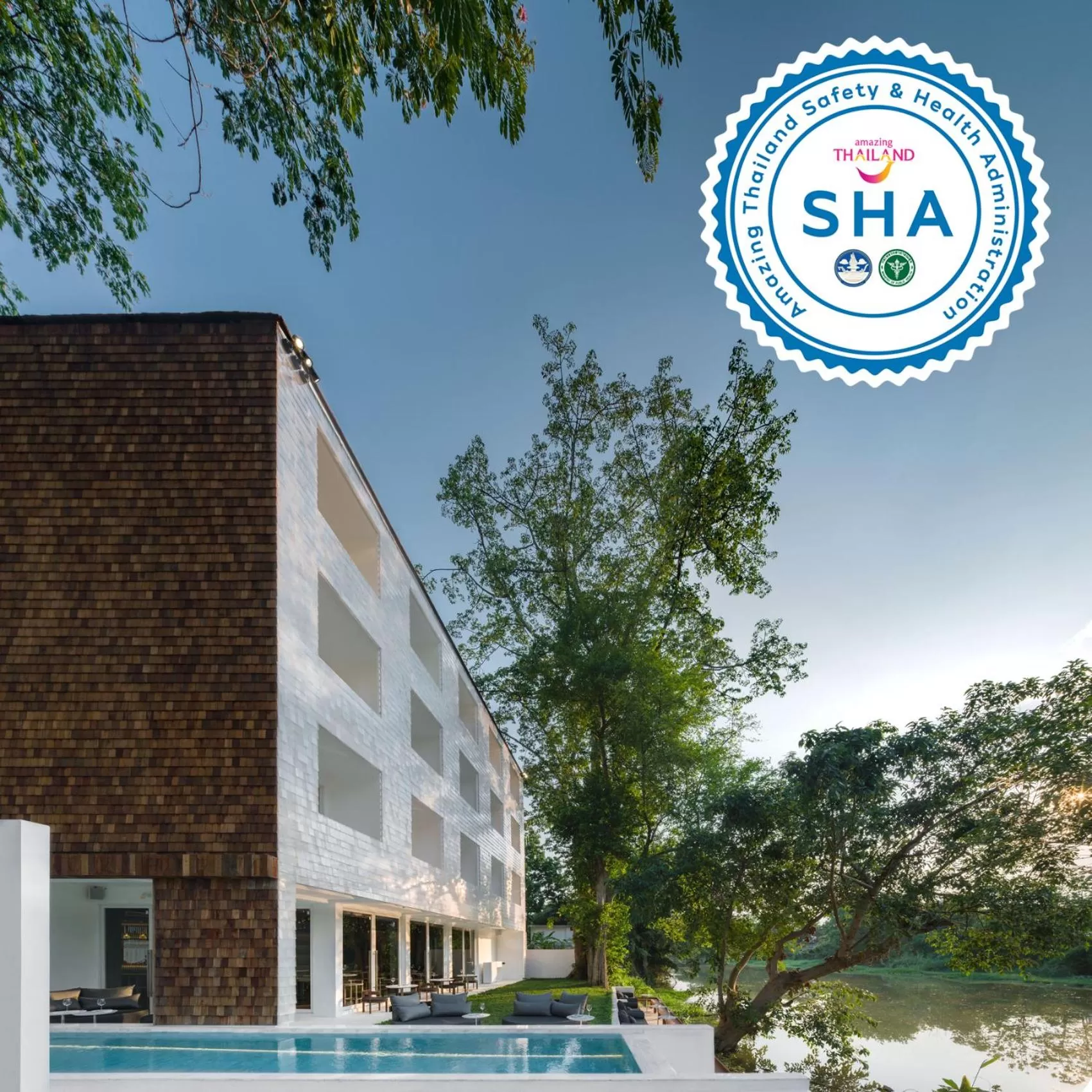 Property building in Little Shelter Hotel Chiangmai