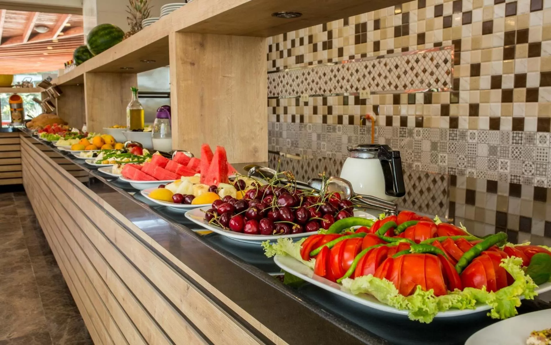 Food and drinks in Helen Troya Hotel Geyikli