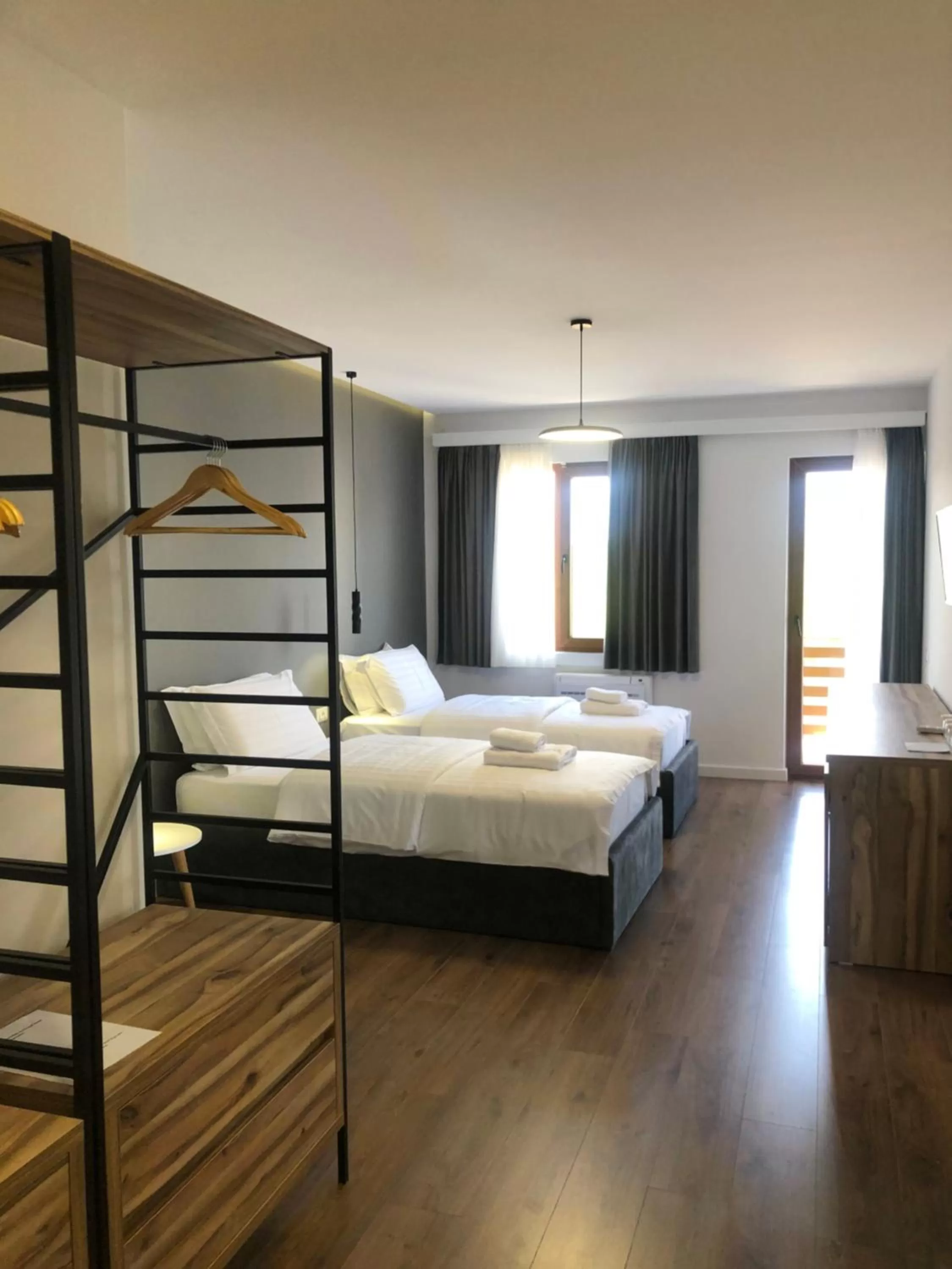 Bed in Grand Hotel Pogradec