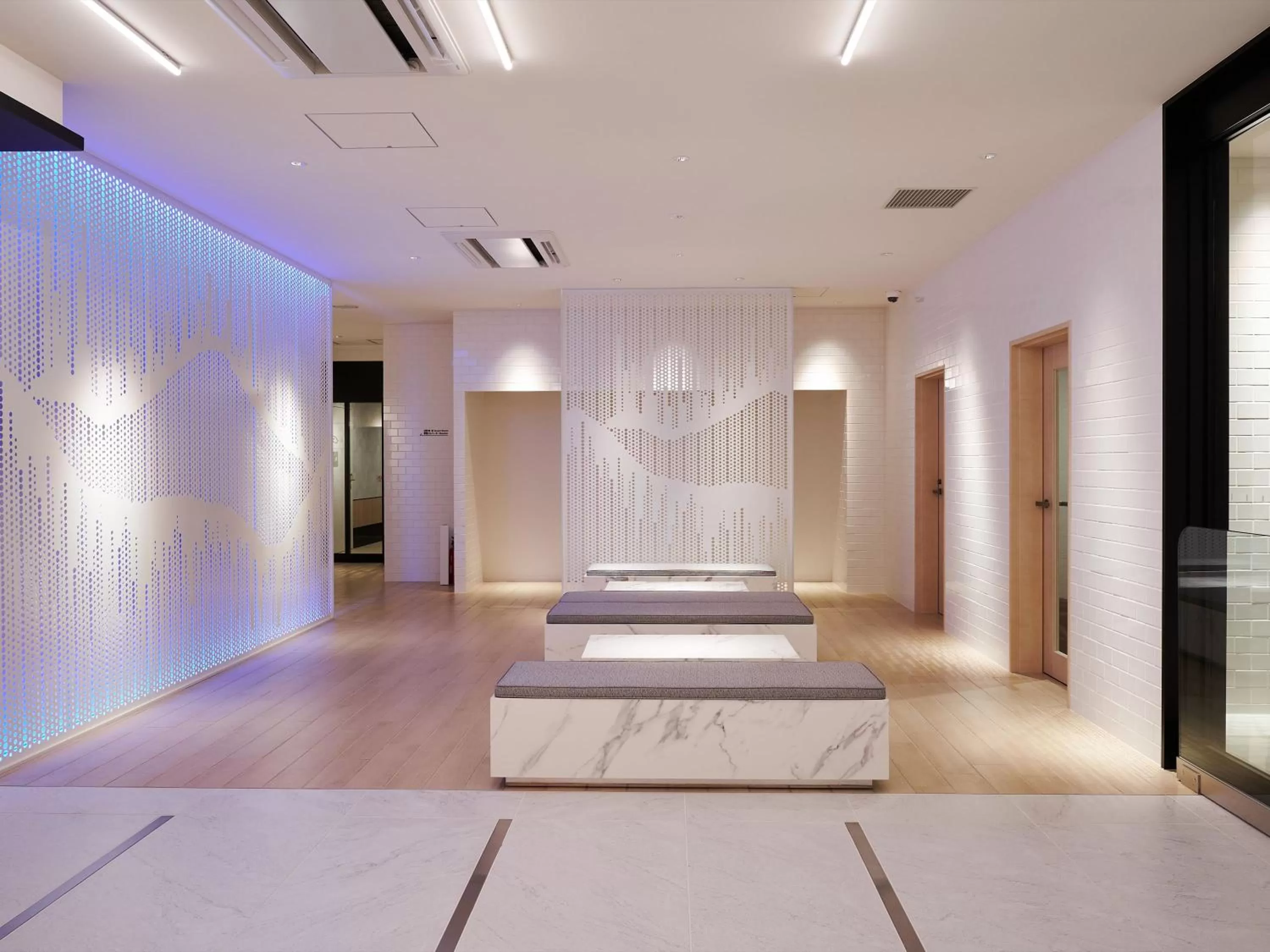 Lobby or reception, Bed in Henn na Hotel Komatsu Ekimae