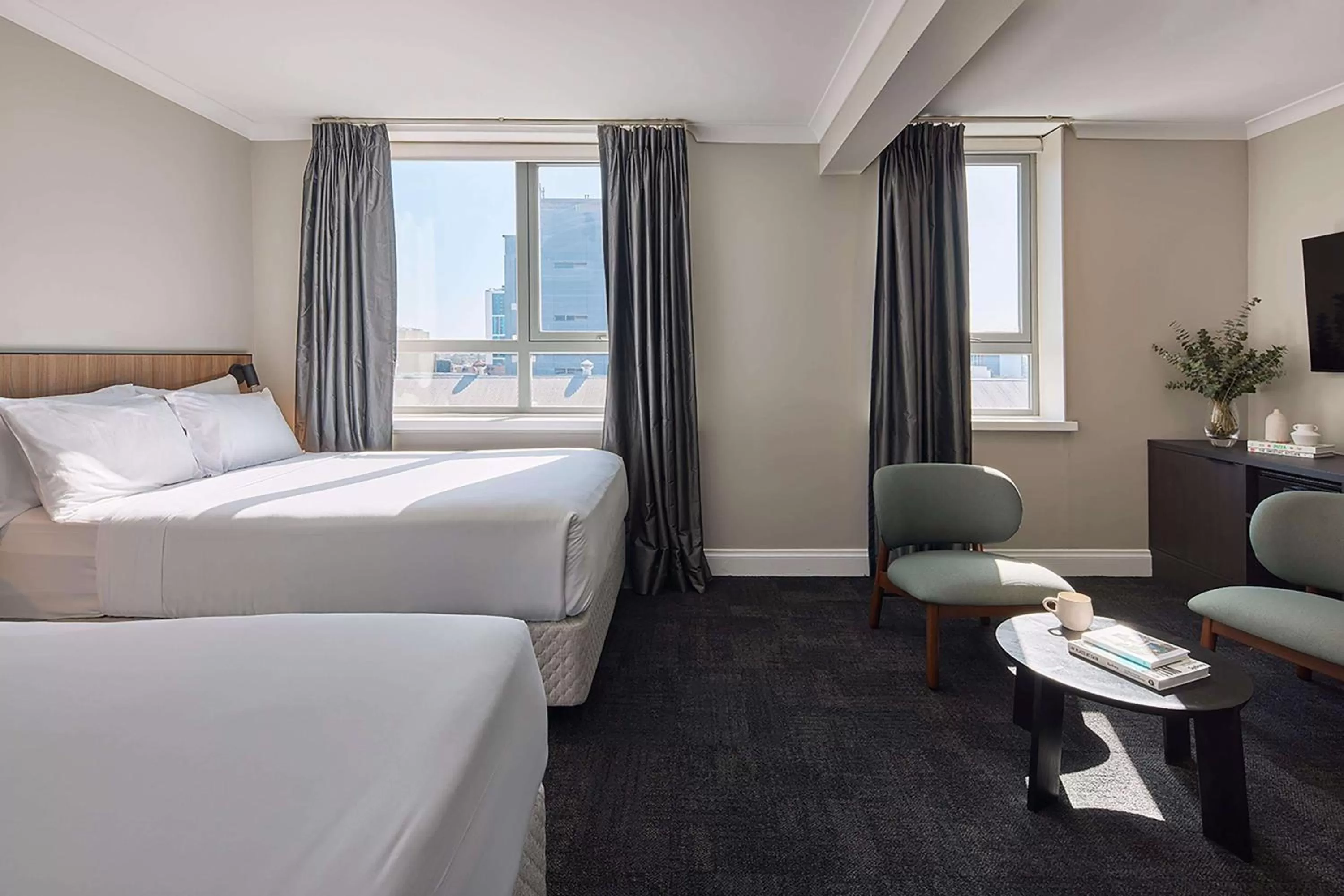 Bedroom, Bed in Pensione Hotel Perth