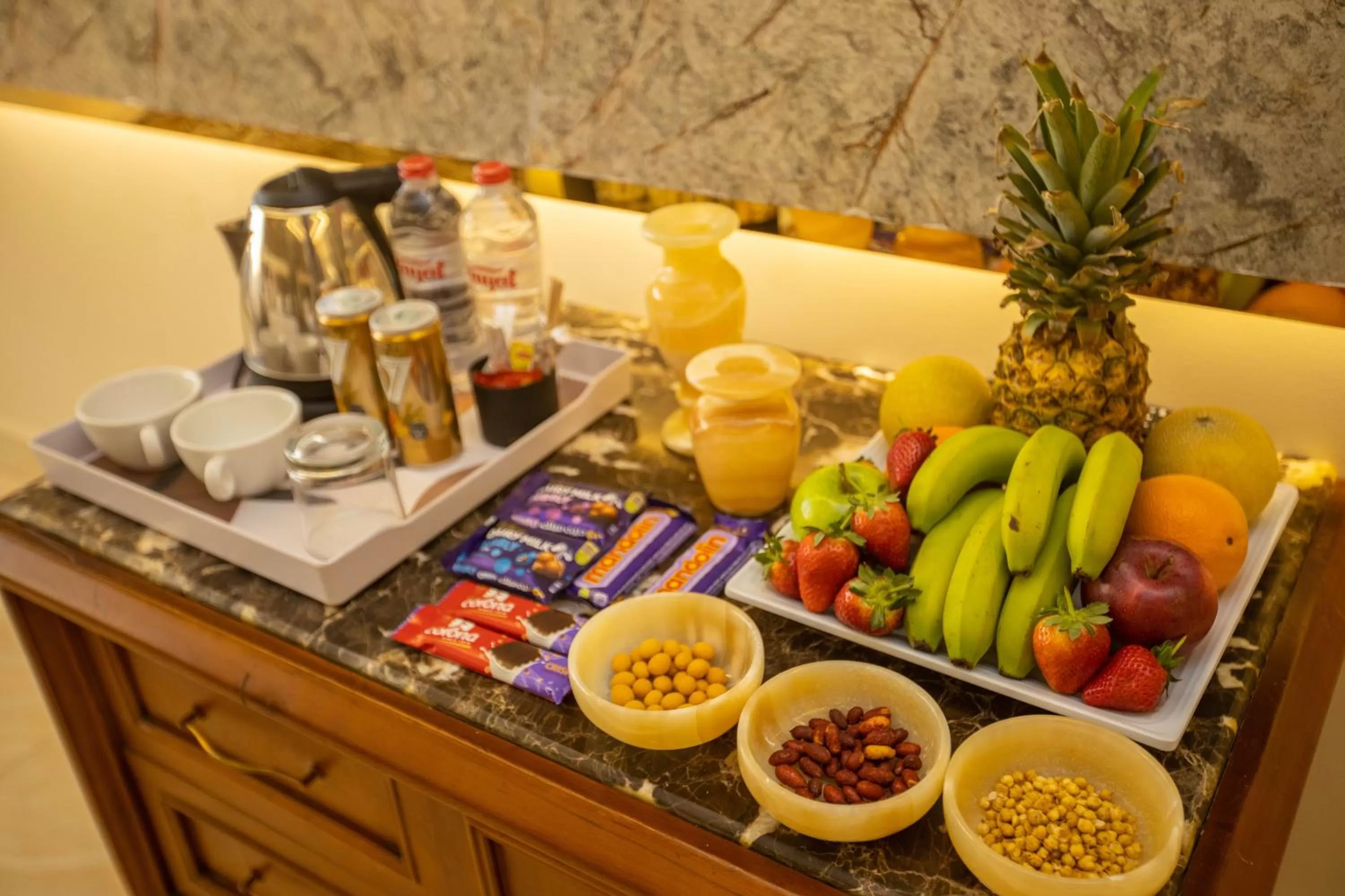 Food and drinks, Food in The Muse Pyramids