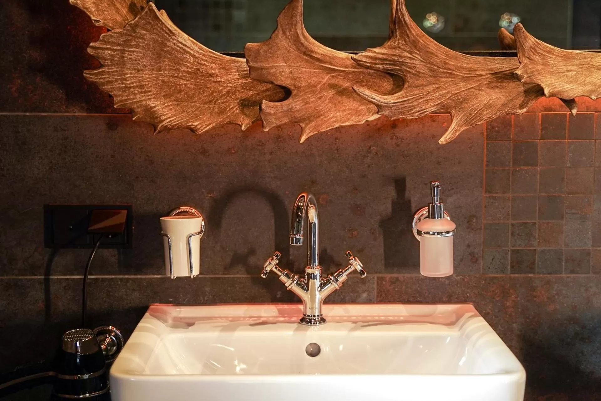 Bathroom in Timberjacks Siegen Motel