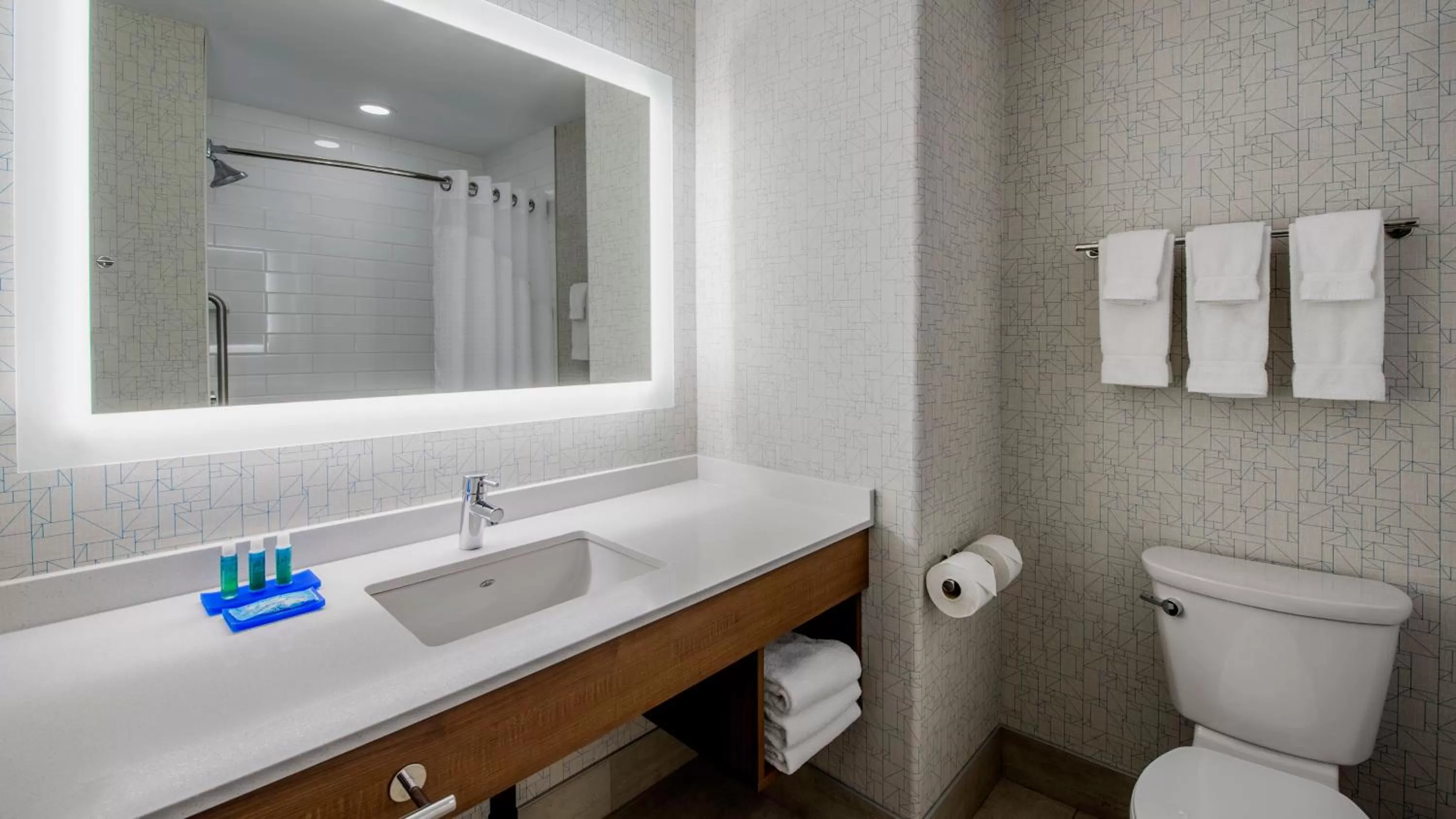 Bathroom in Holiday Inn Express Airdrie by IHG