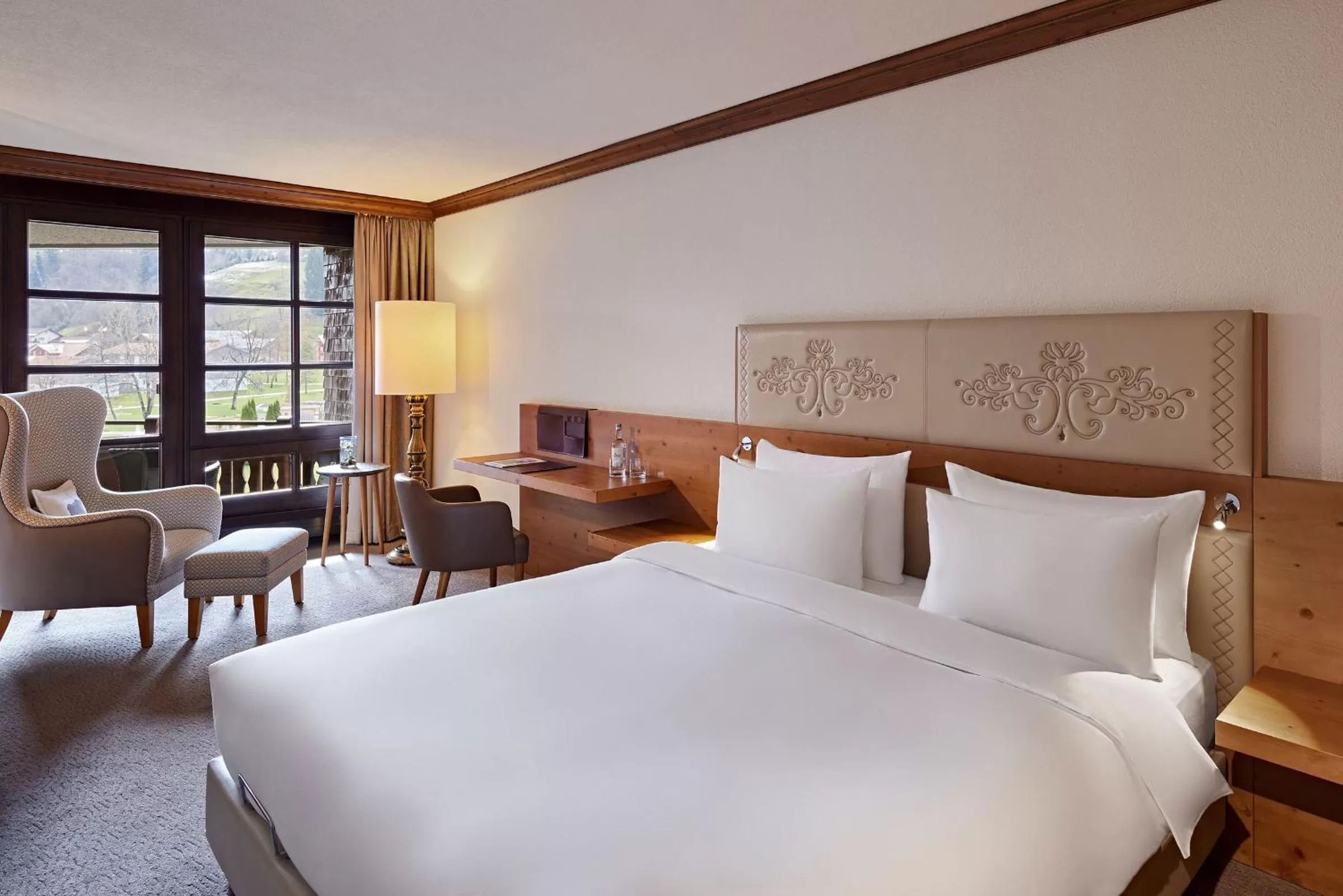 Photo of the whole room, Bed in Parkhotel Oberstaufen