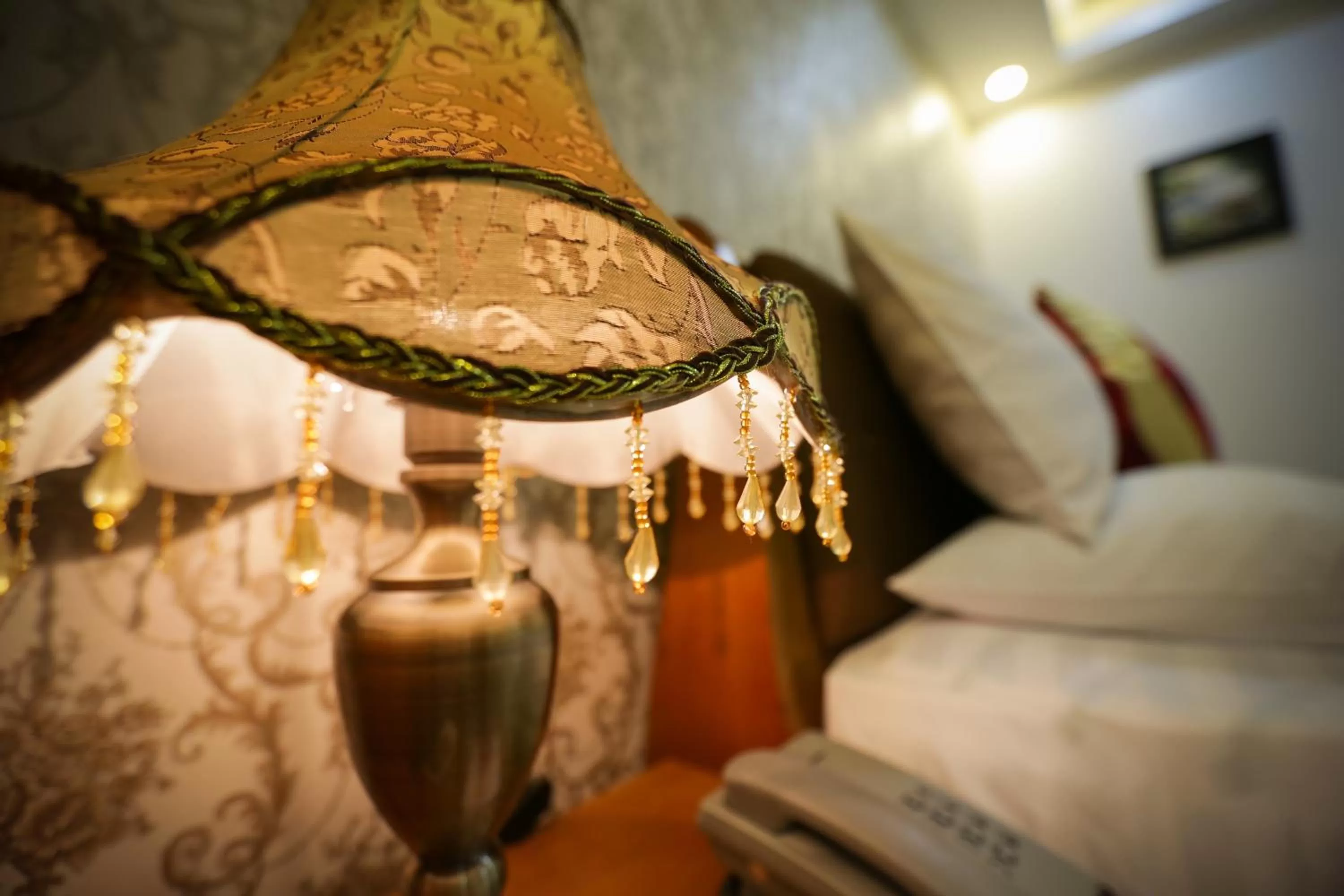 Decorative detail, Bed in The Airport Hotel