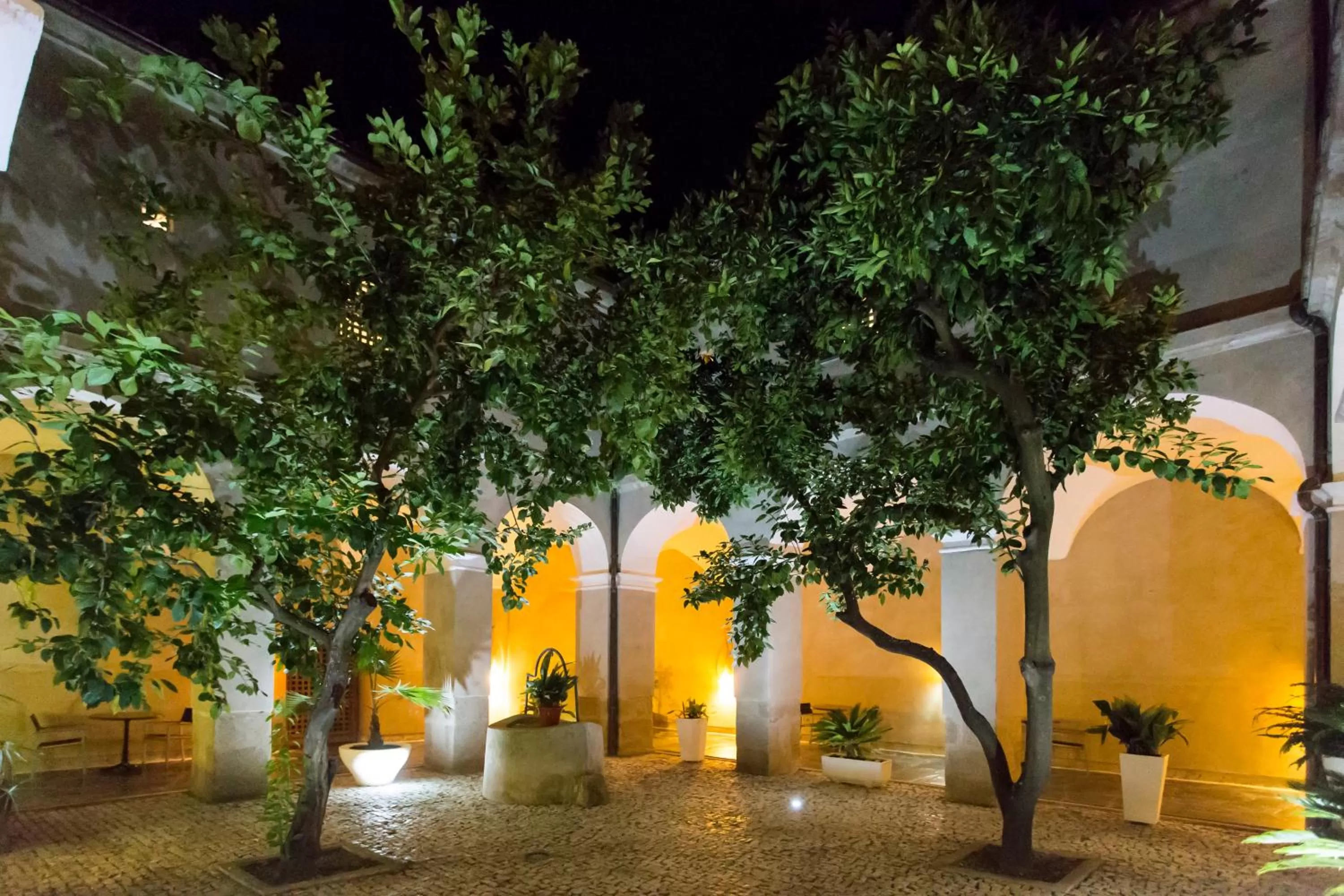Patio in Hotel Conventual de Alcántara