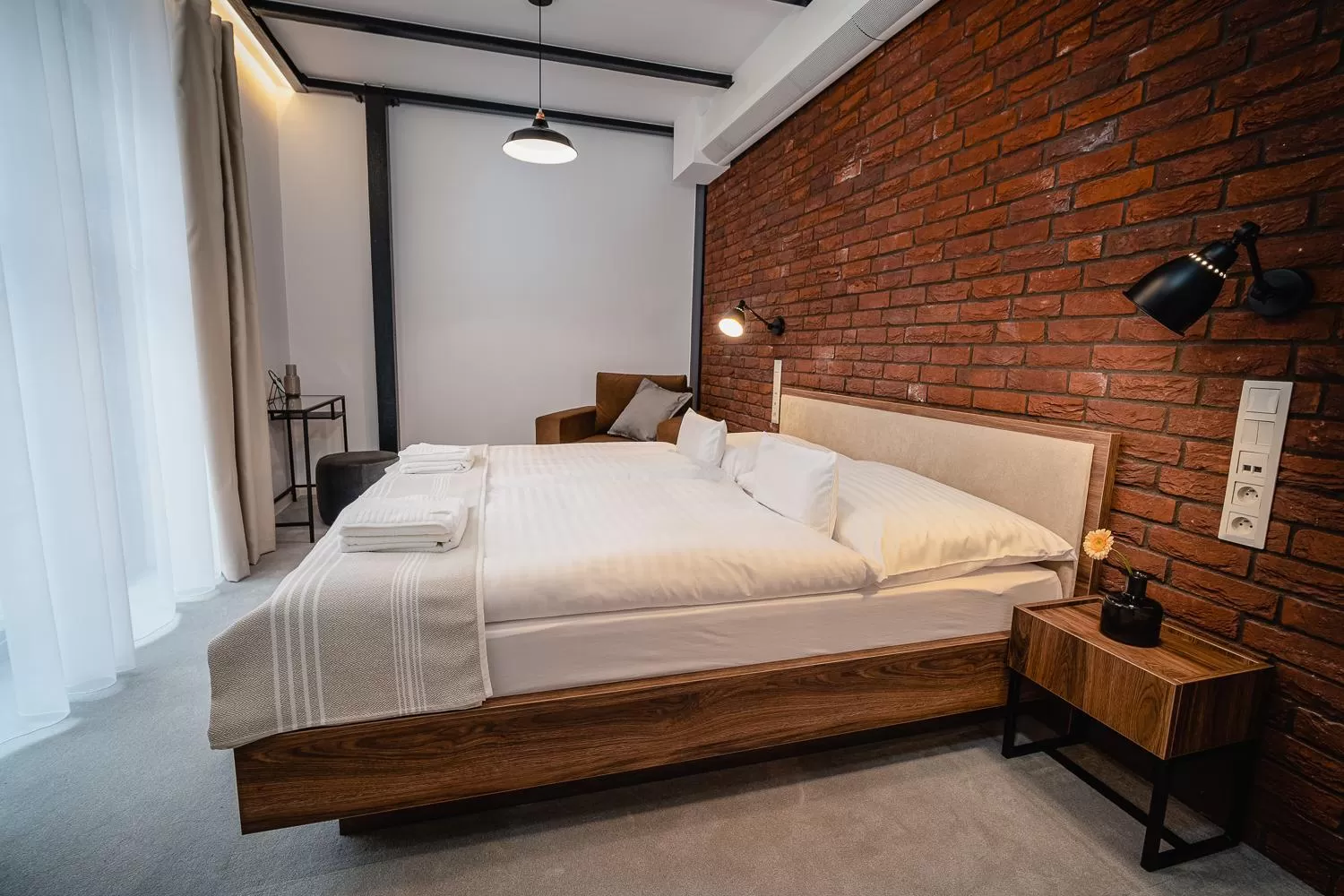Bedroom, Bed in Garni Hotel DOCK Bratislava