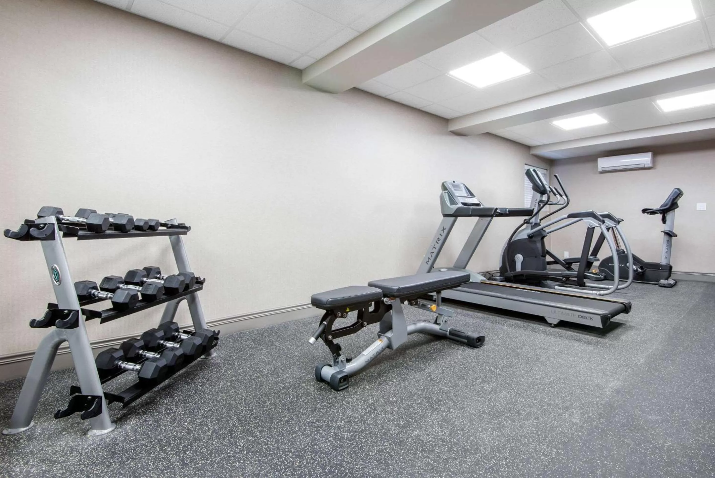 Fitness centre/facilities in The Champlain Waterfront Hotel, an Ascend Collection Hotel
