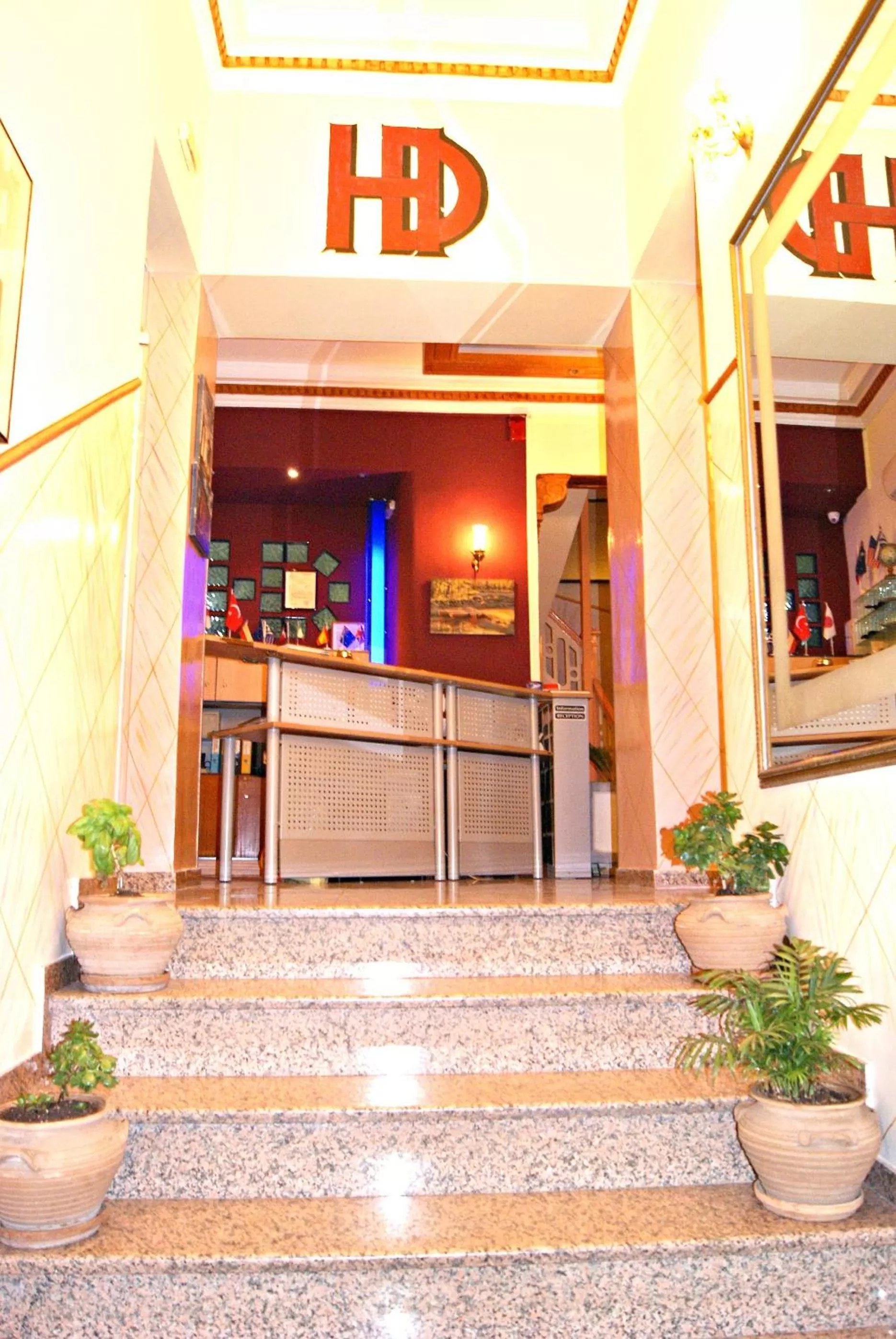 Lobby or reception in Diethnes Hotel