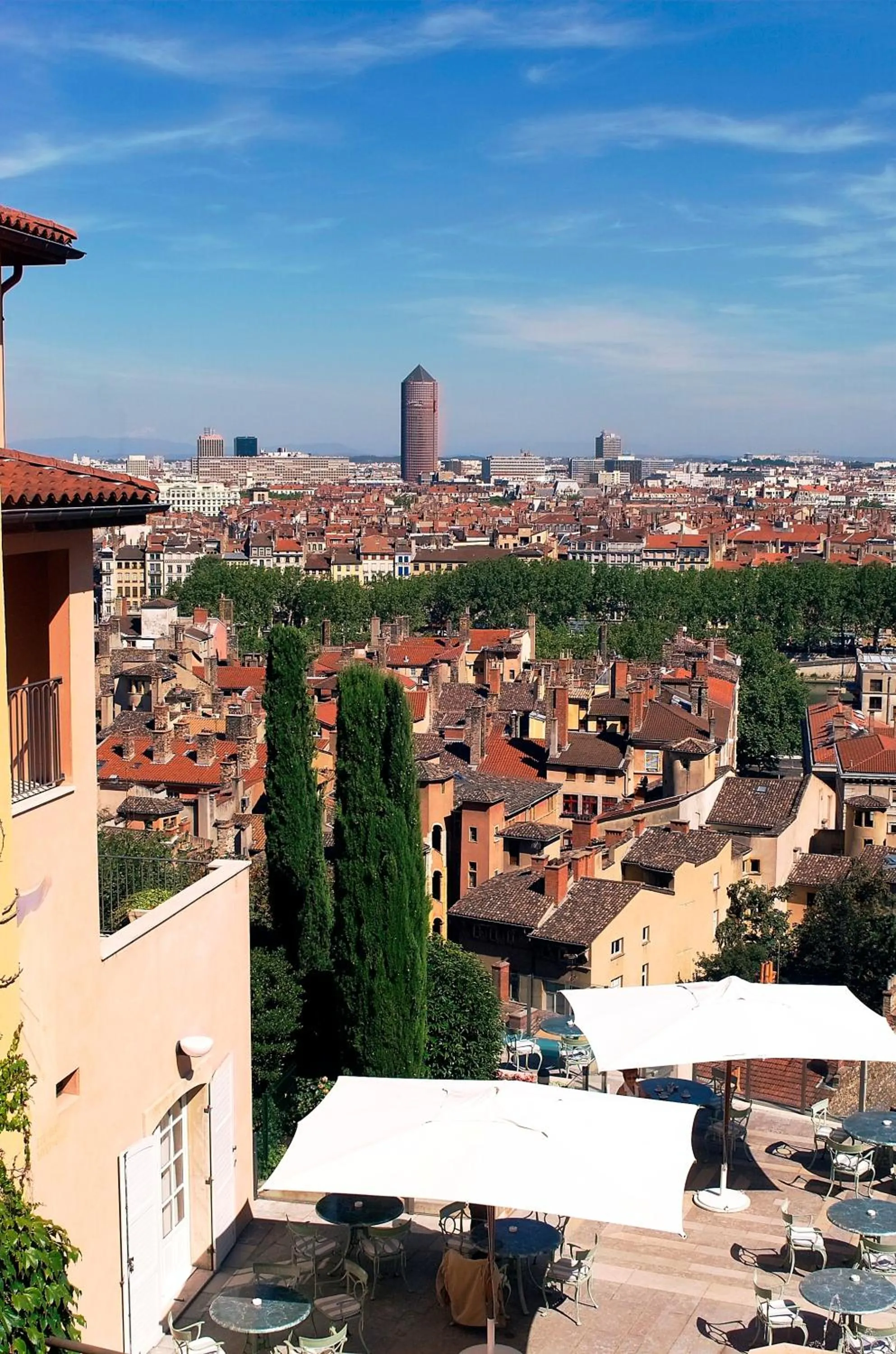 Patio in Villa Florentine, A Beauvallon Hotel & Spa
