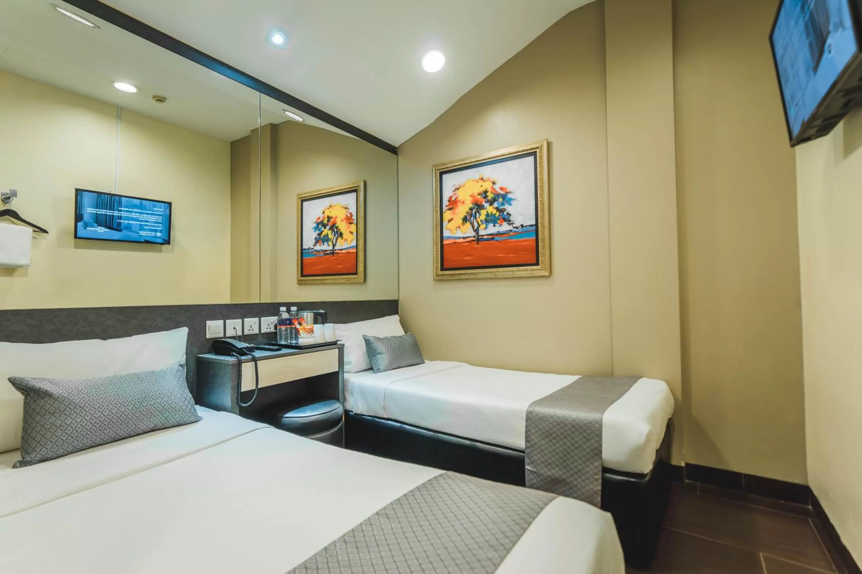 Bed in Value Hotel Nice