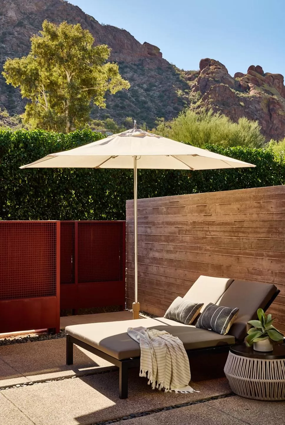 Patio in Sanctuary Camelback Mountain Resort and Spa