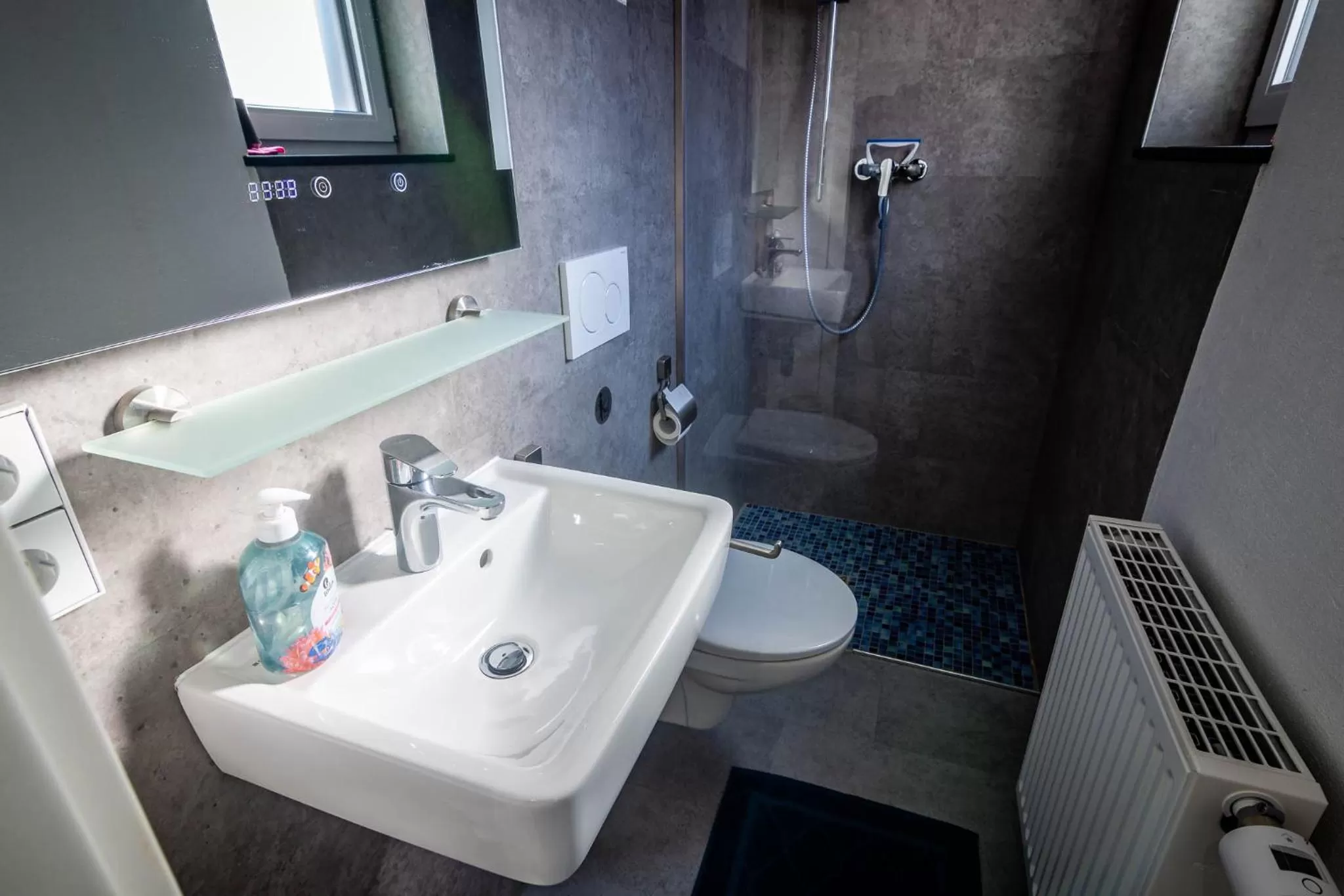 Bathroom in Gästehaus Jagsttal