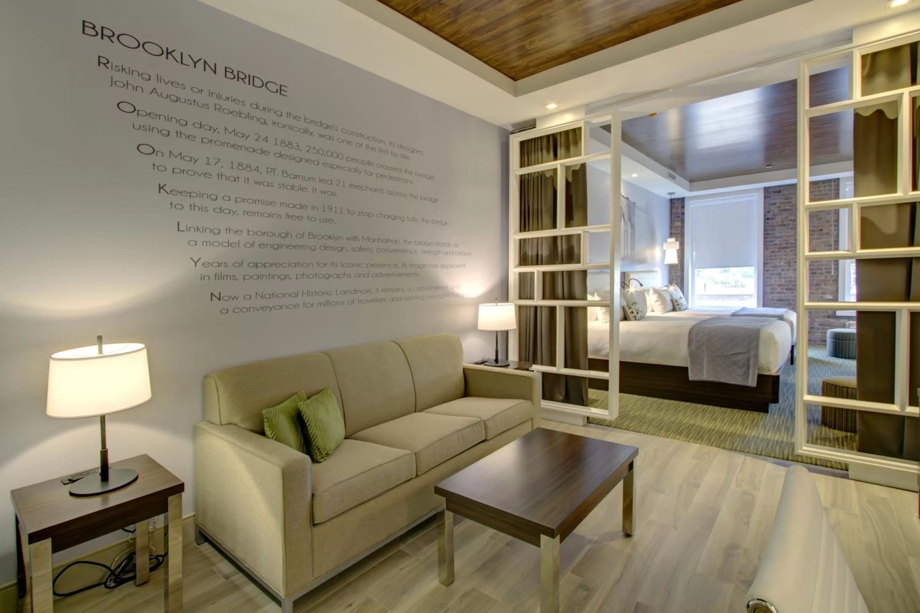 Living room, Bed in The Brooklyn