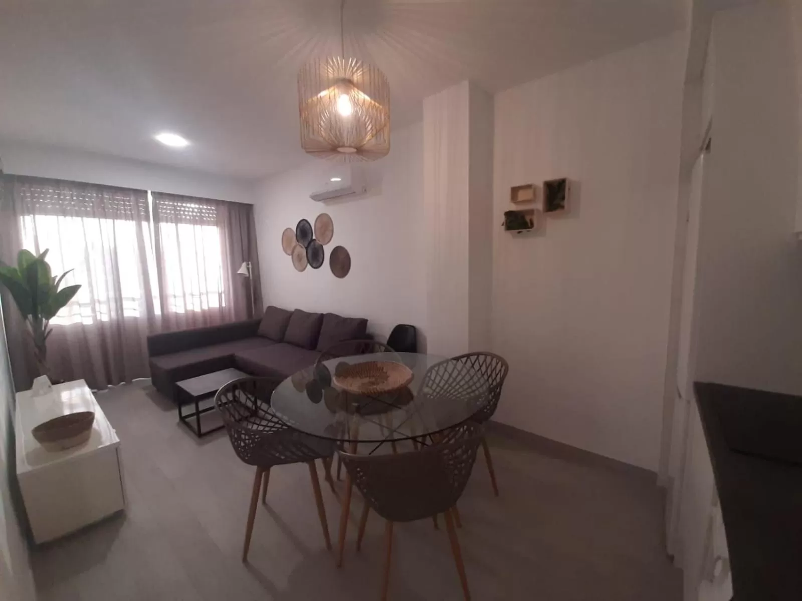 Living room in Sol Playa Suites