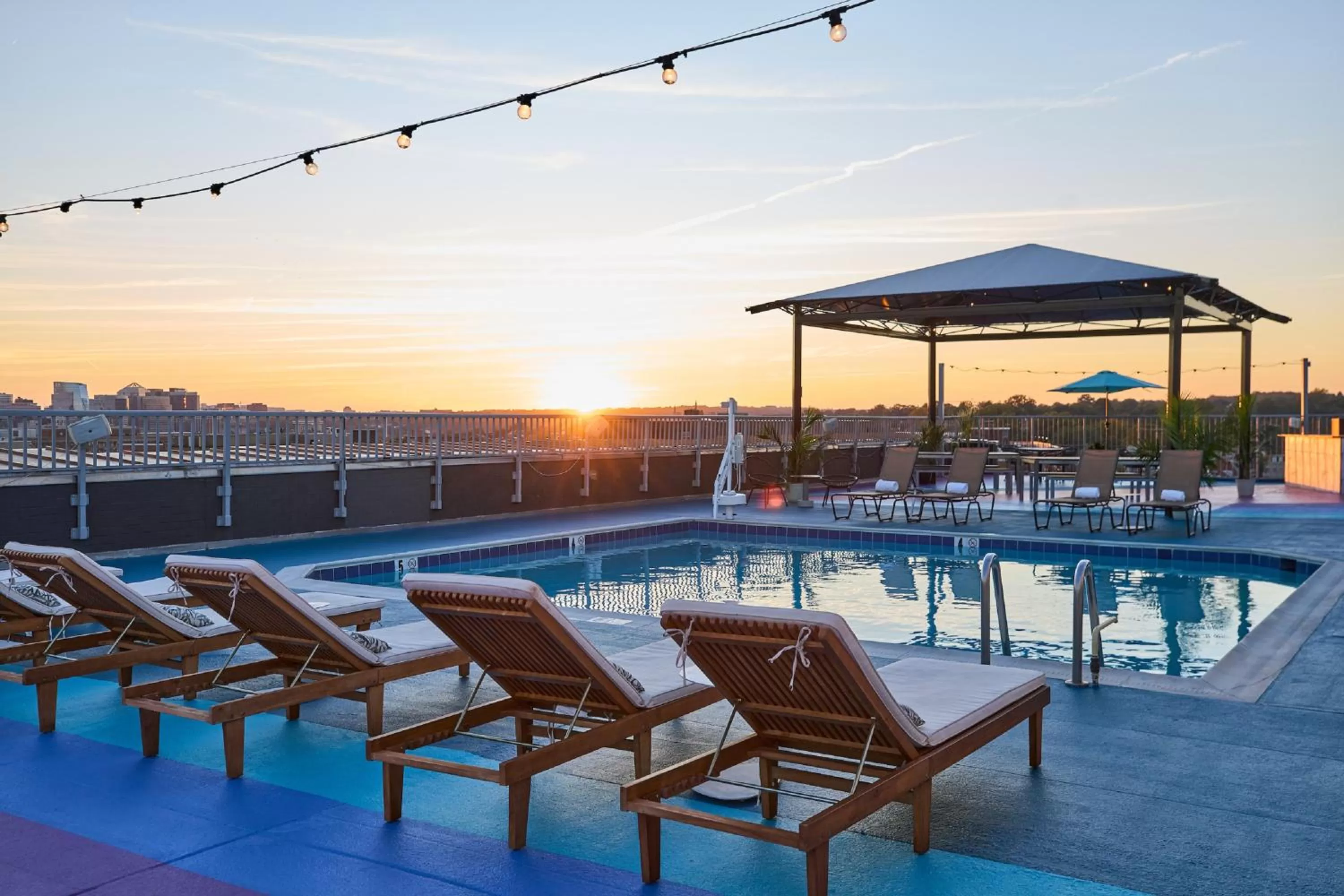 Swimming pool in The Ven at Embassy Row, Washington, D.C., a Tribute Portfolio Hotel