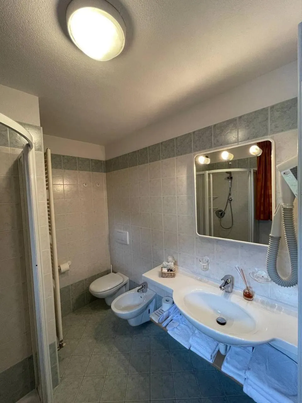 Shower in Hotel Garni Rin Da Rin