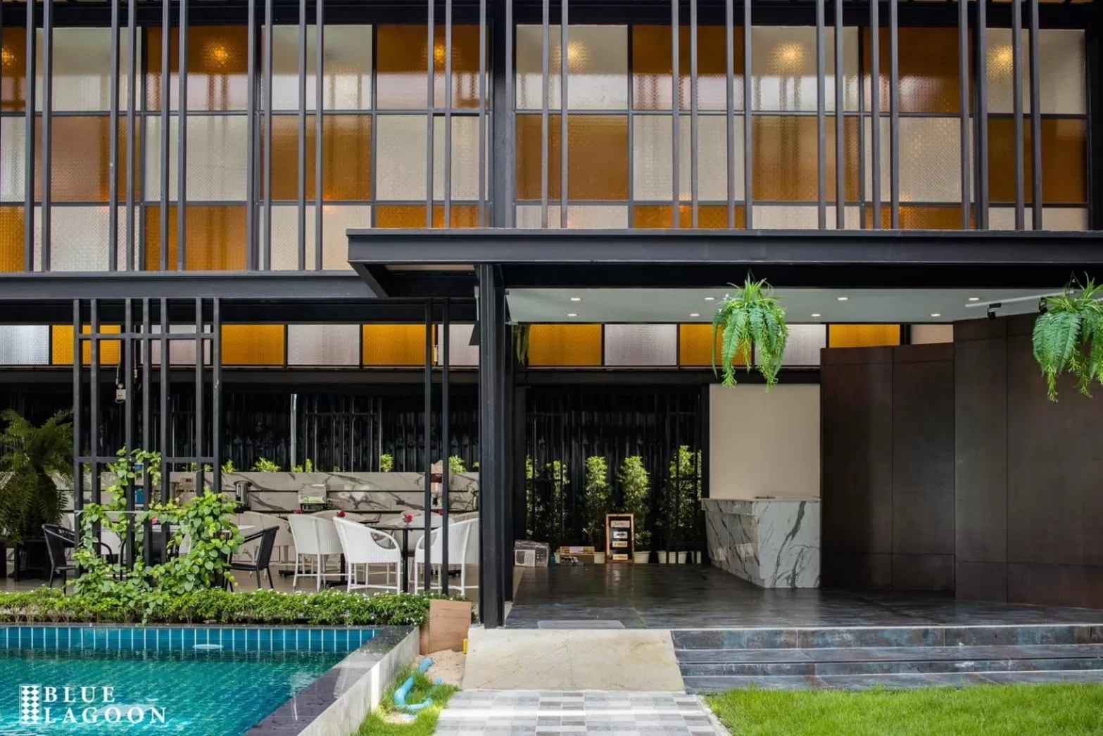 Garden in Blue Lagoon Hotel