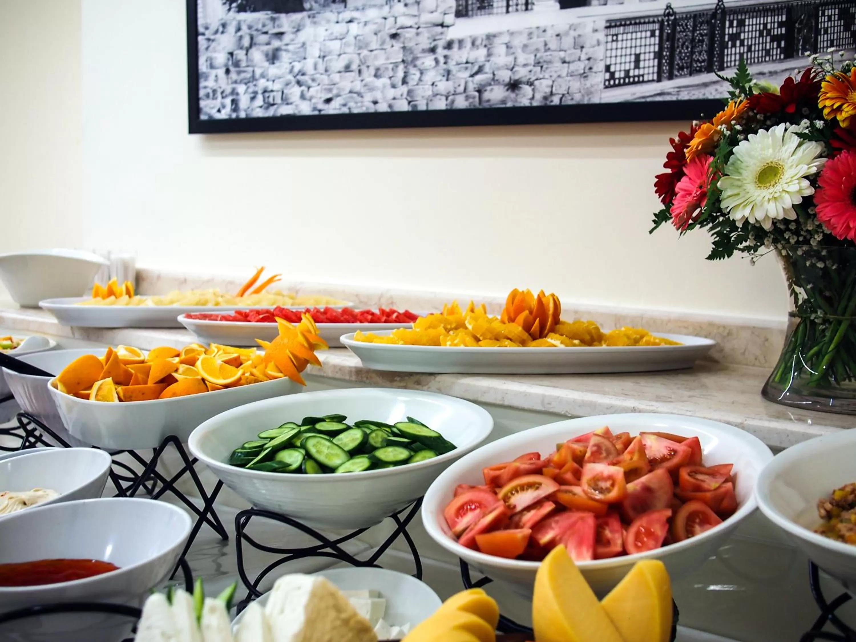 Breakfast in New Capitol Hotel - Jerusalem