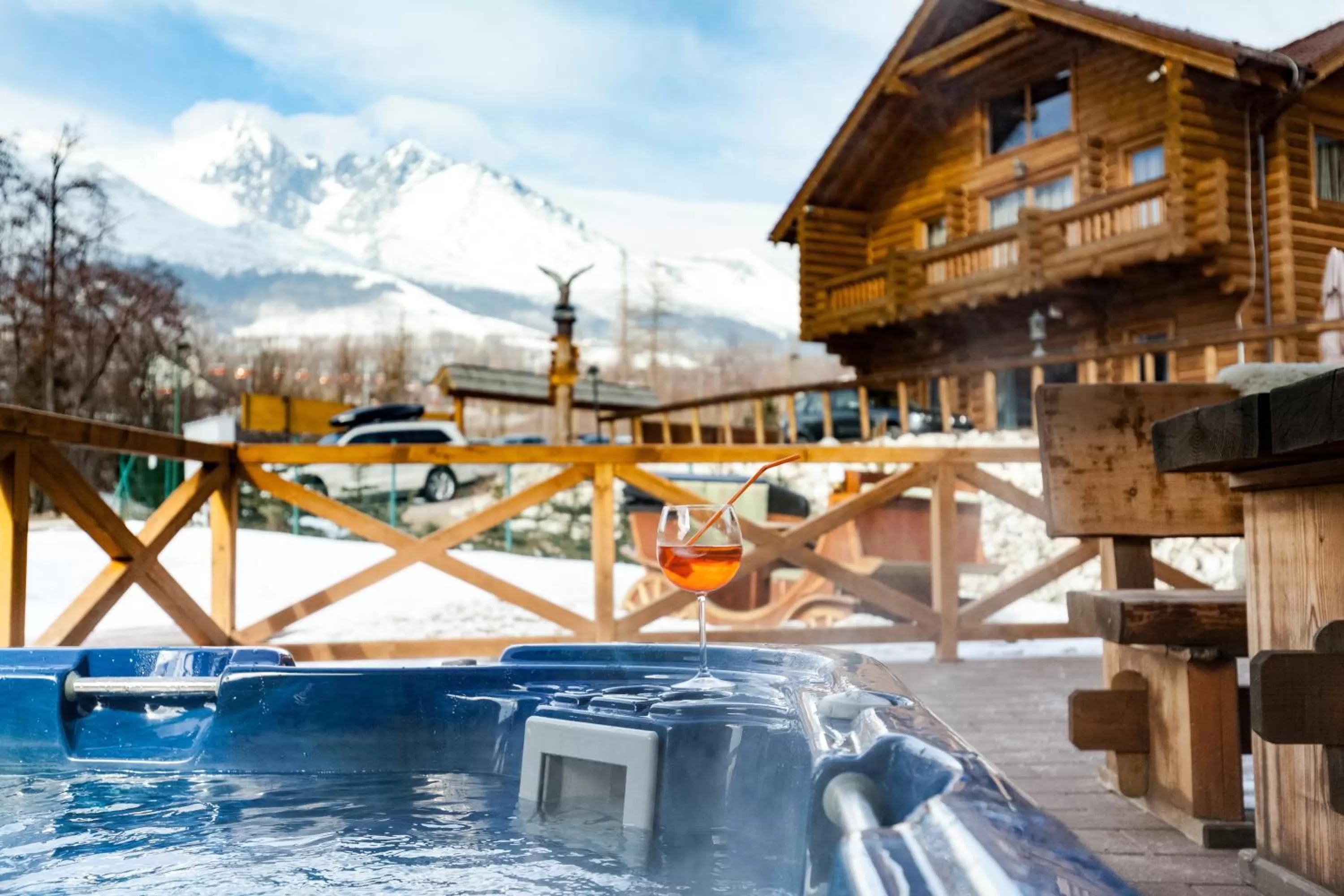 Hot Tub in Chalets CEDER 1