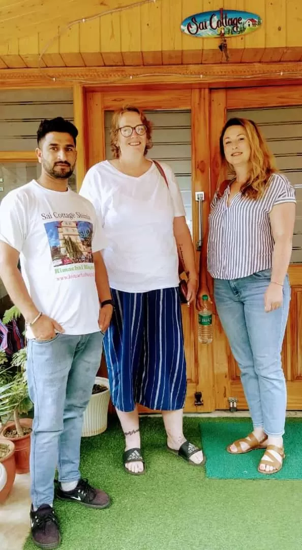group of guests in Sai Cottage Shimla