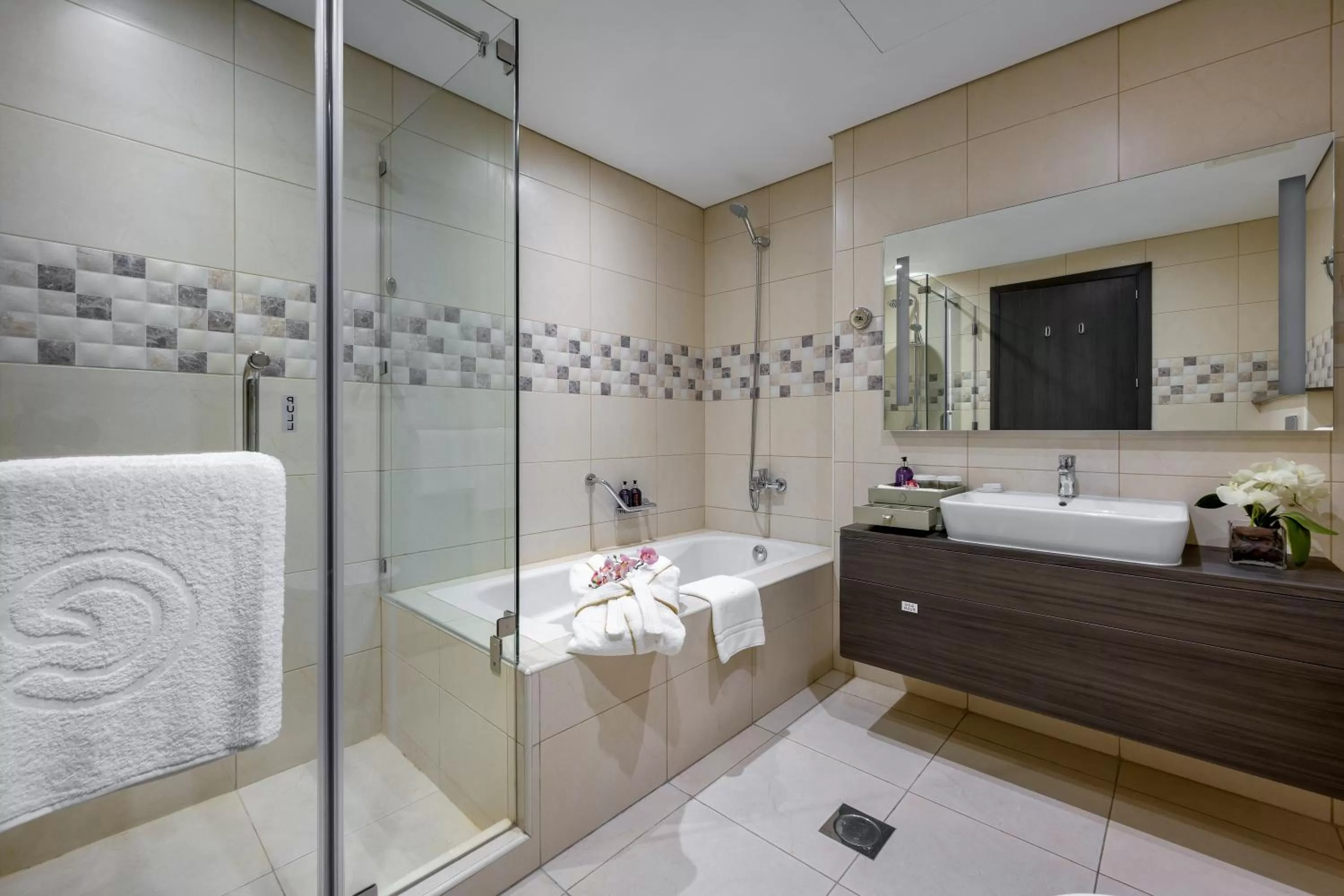 Bathroom in Centara West Bay Hotel & Residences Doha