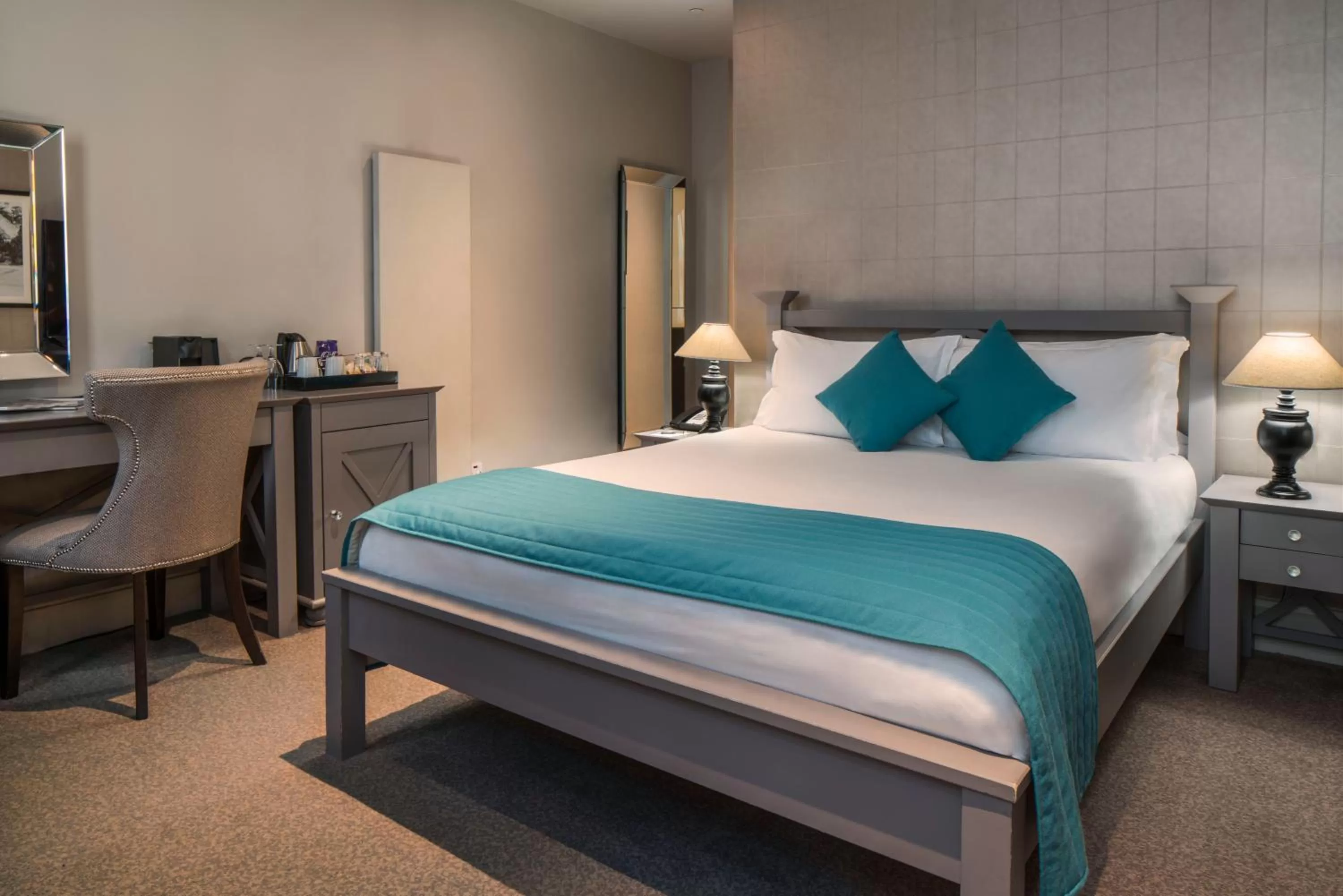 Bed in Vanbrugh House Hotel