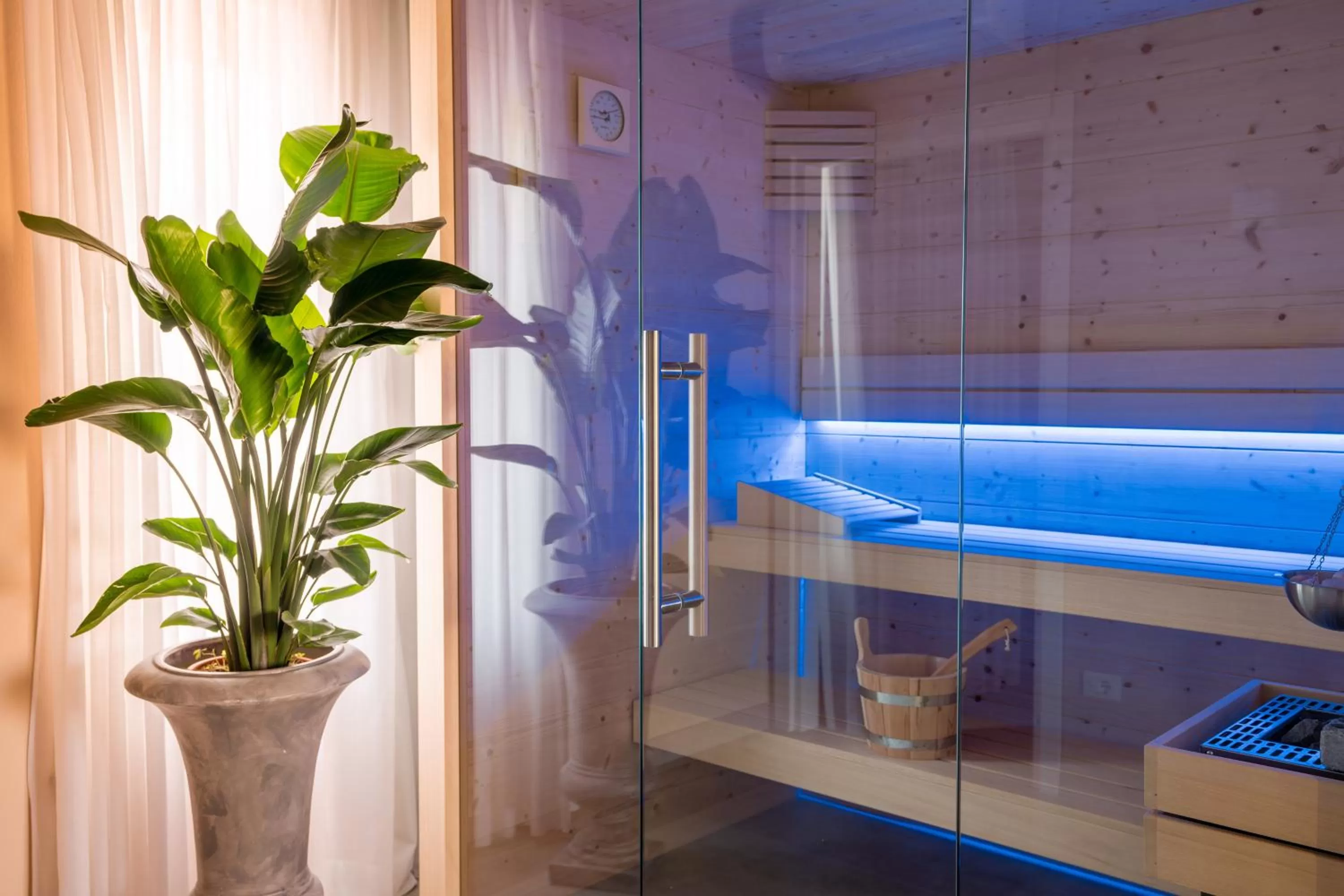 Sauna in GG8 Hotel & Suite SPA