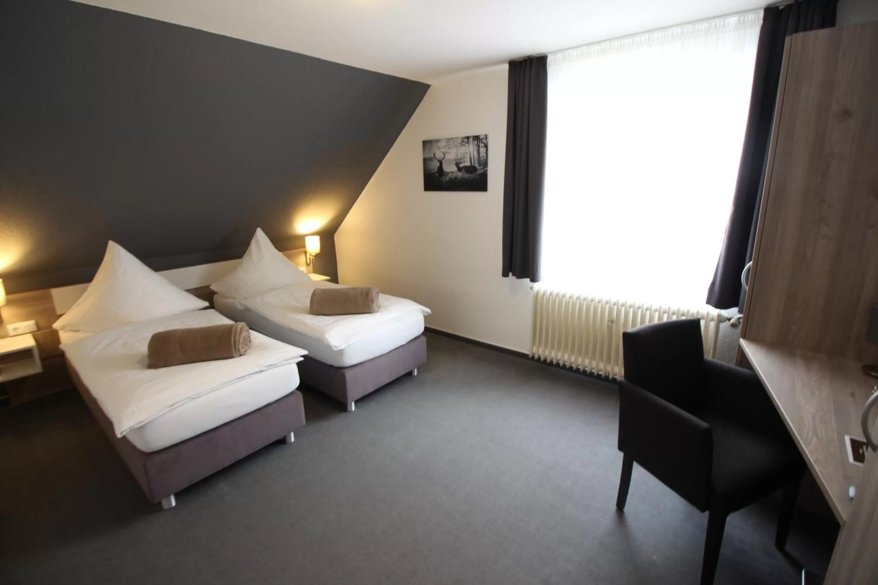 Photo of the whole room, Bed in Hotel Restaurant Jägerhof