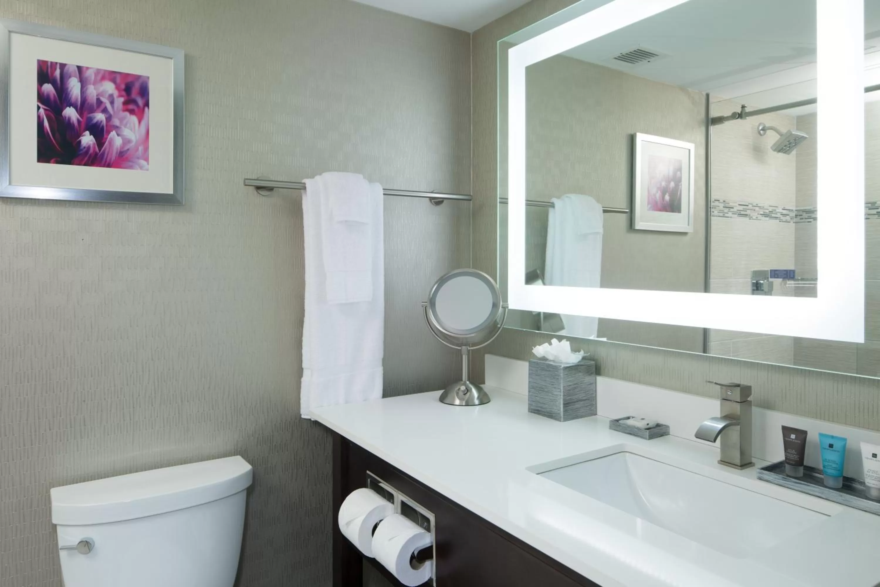 Bathroom in Crowne Plaza Chicago SW - Burr Ridge by IHG