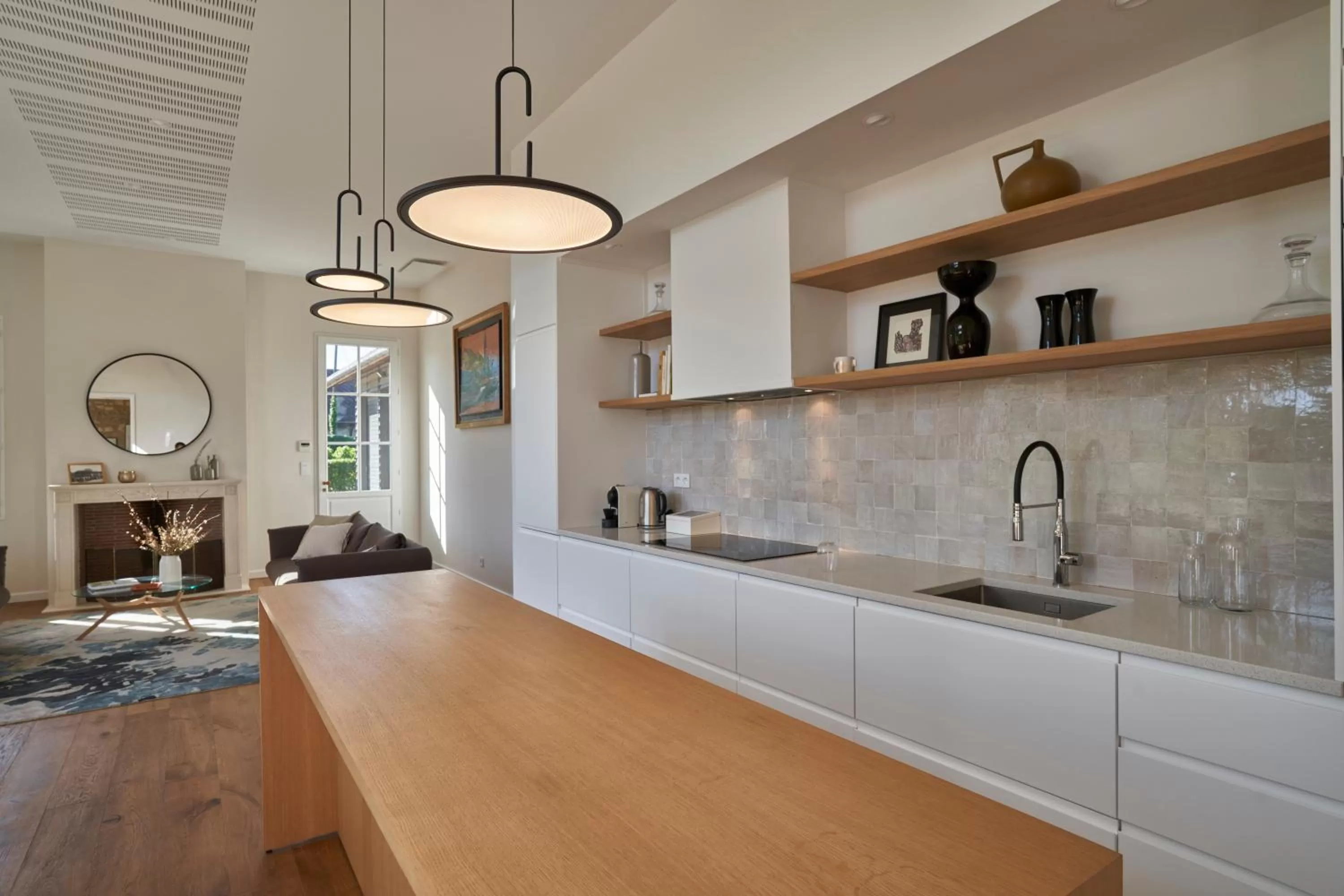 Communal kitchen in Château Bonalgue - Pomerol