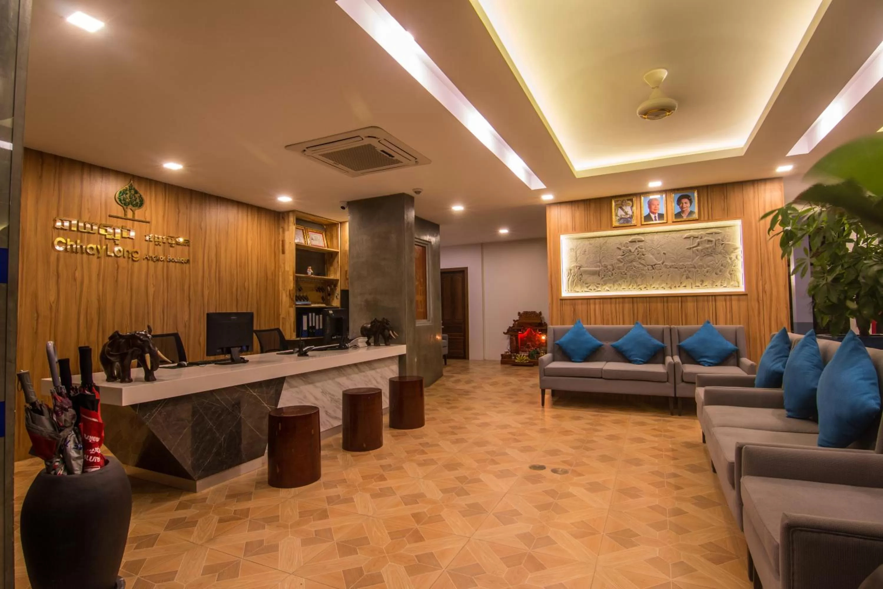 Lobby or reception in Chhay Long Angkor Boutique Hotel Siem Reap