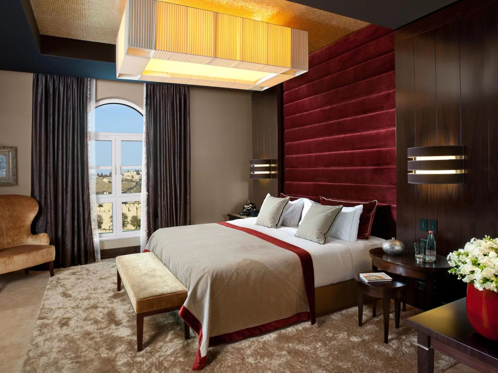 Bed in King David Hotel Jerusalem