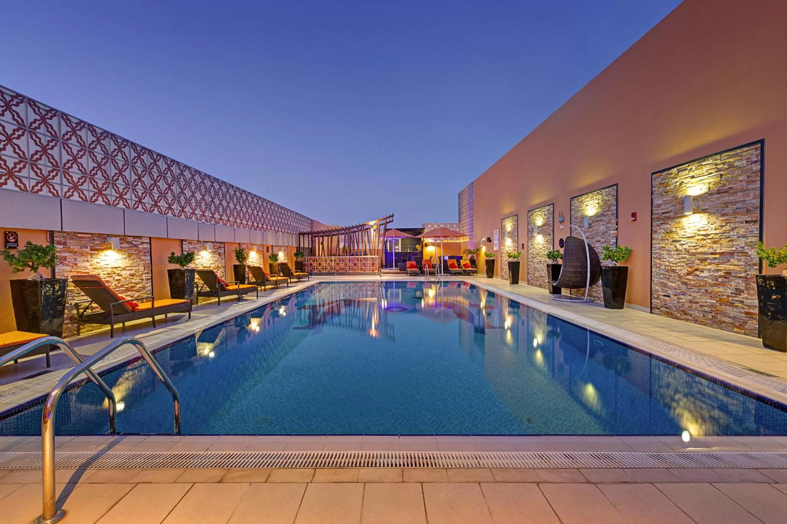 Swimming pool in Abidos Hotel Apartment Dubai Land