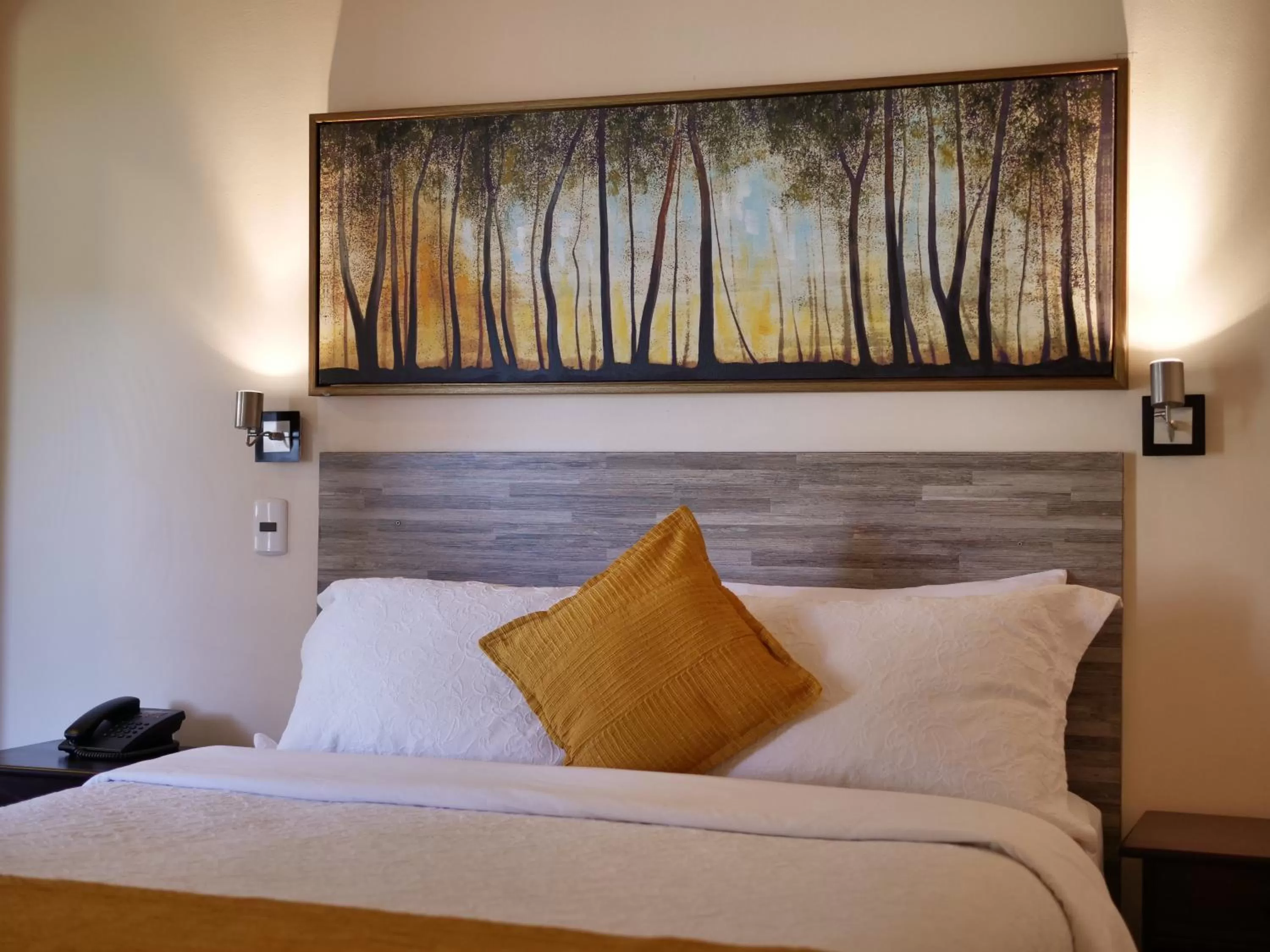 Bed in Hotel La Fuente