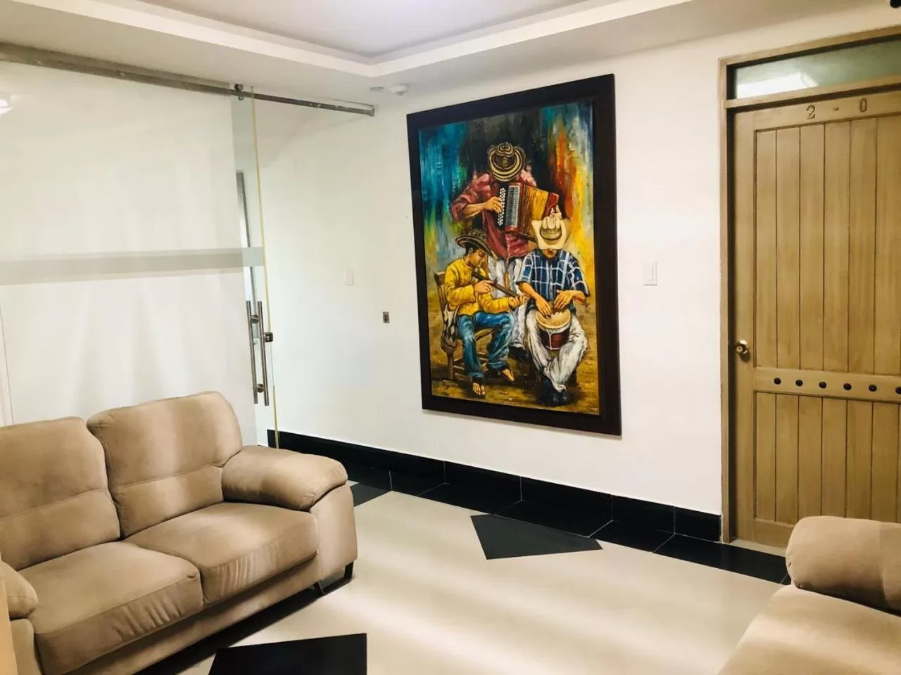 Seating Area in Hotel Boutique Campanario del Río