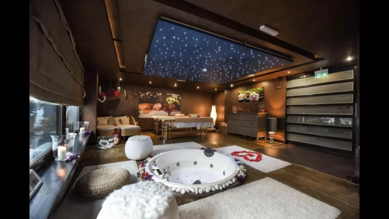 Sauna in Poiana Brasov Alpin Resort Apartment