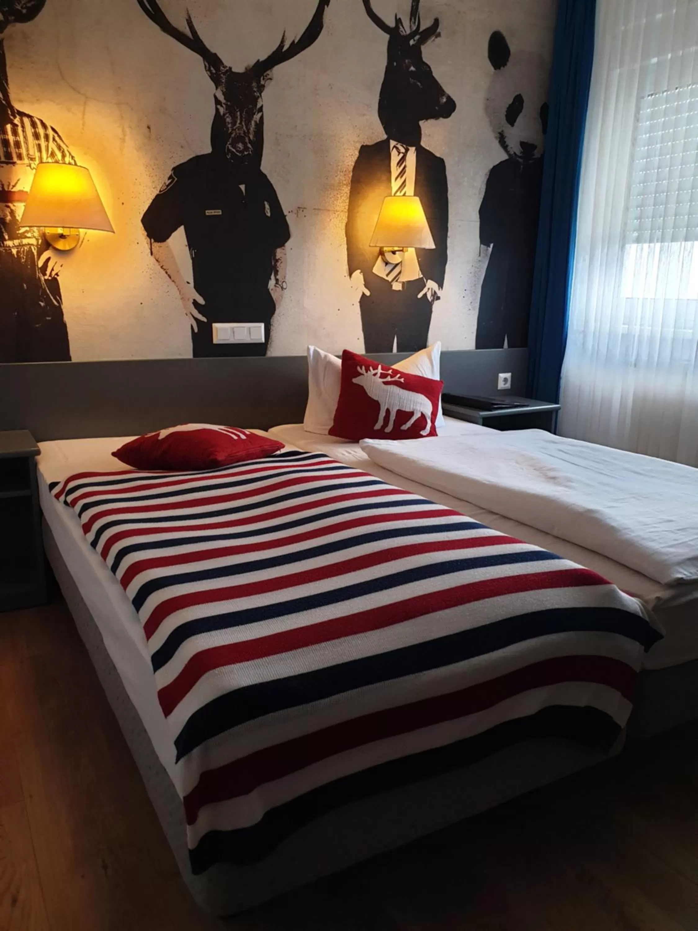 Photo of the whole room, Bed in Hotel Zur Fichtenbreite -Garni-