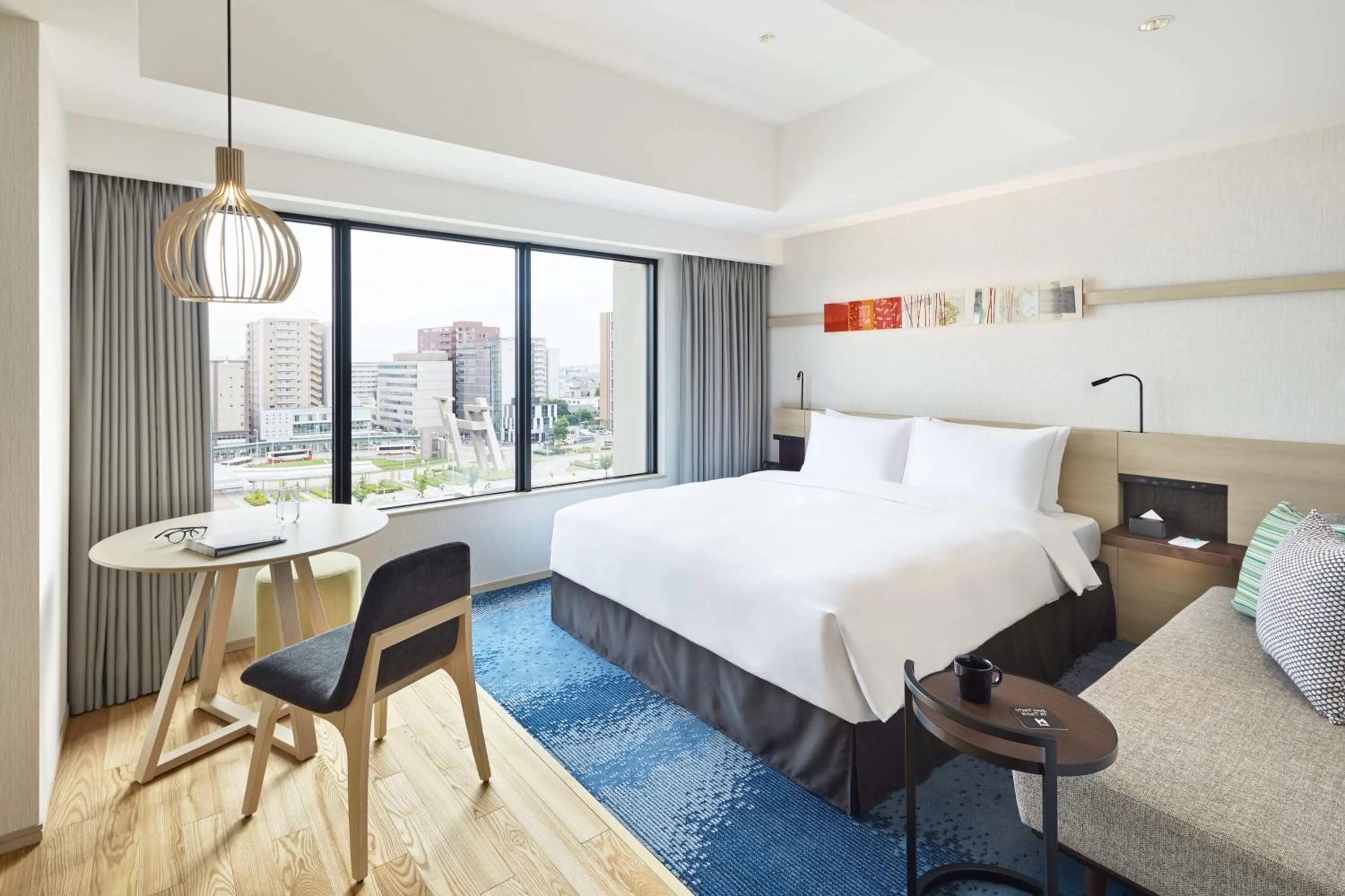 Bedroom, Bed in Hyatt House Kanazawa