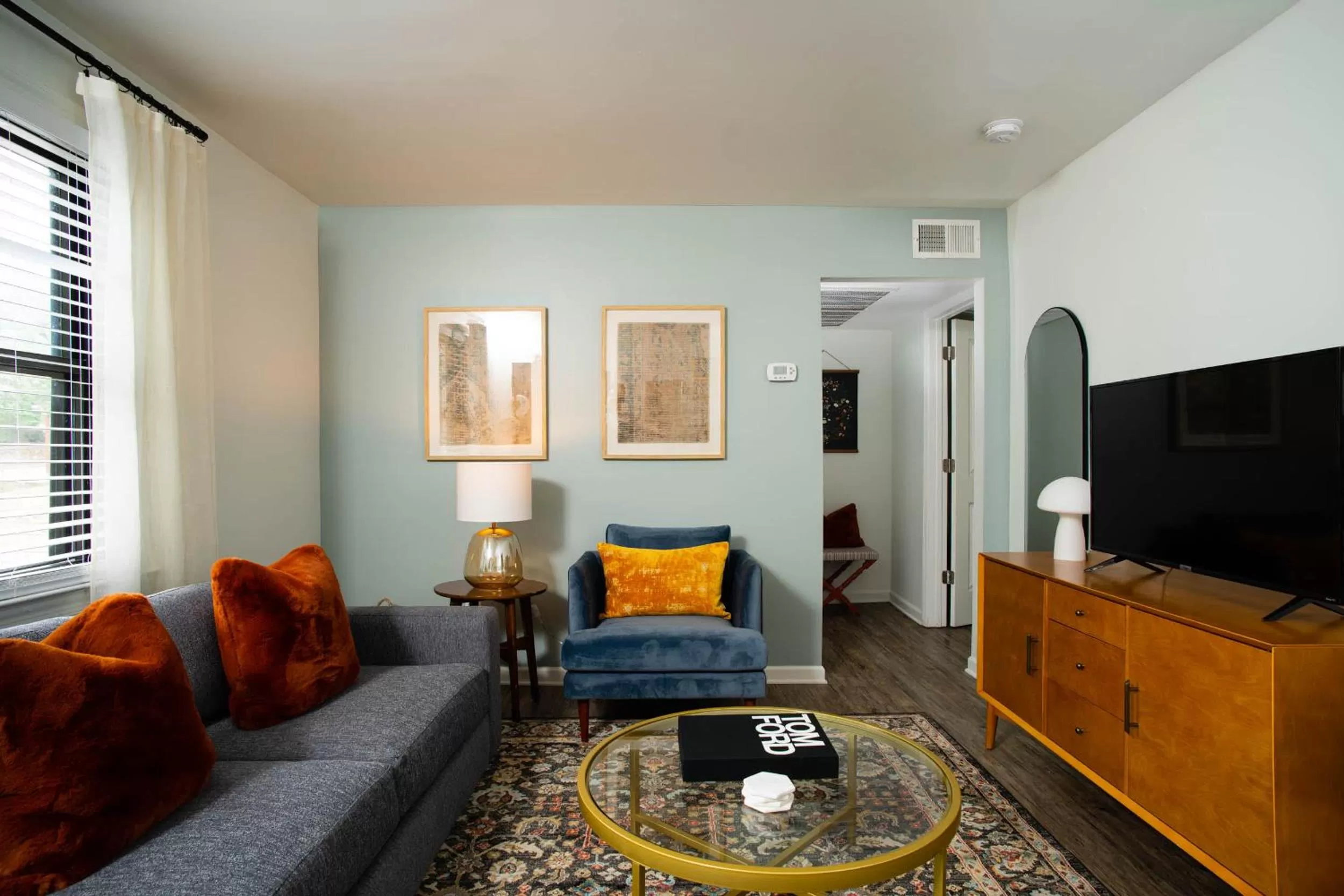 Seating Area in Abode Nashville - Marathon Village Near Downtown