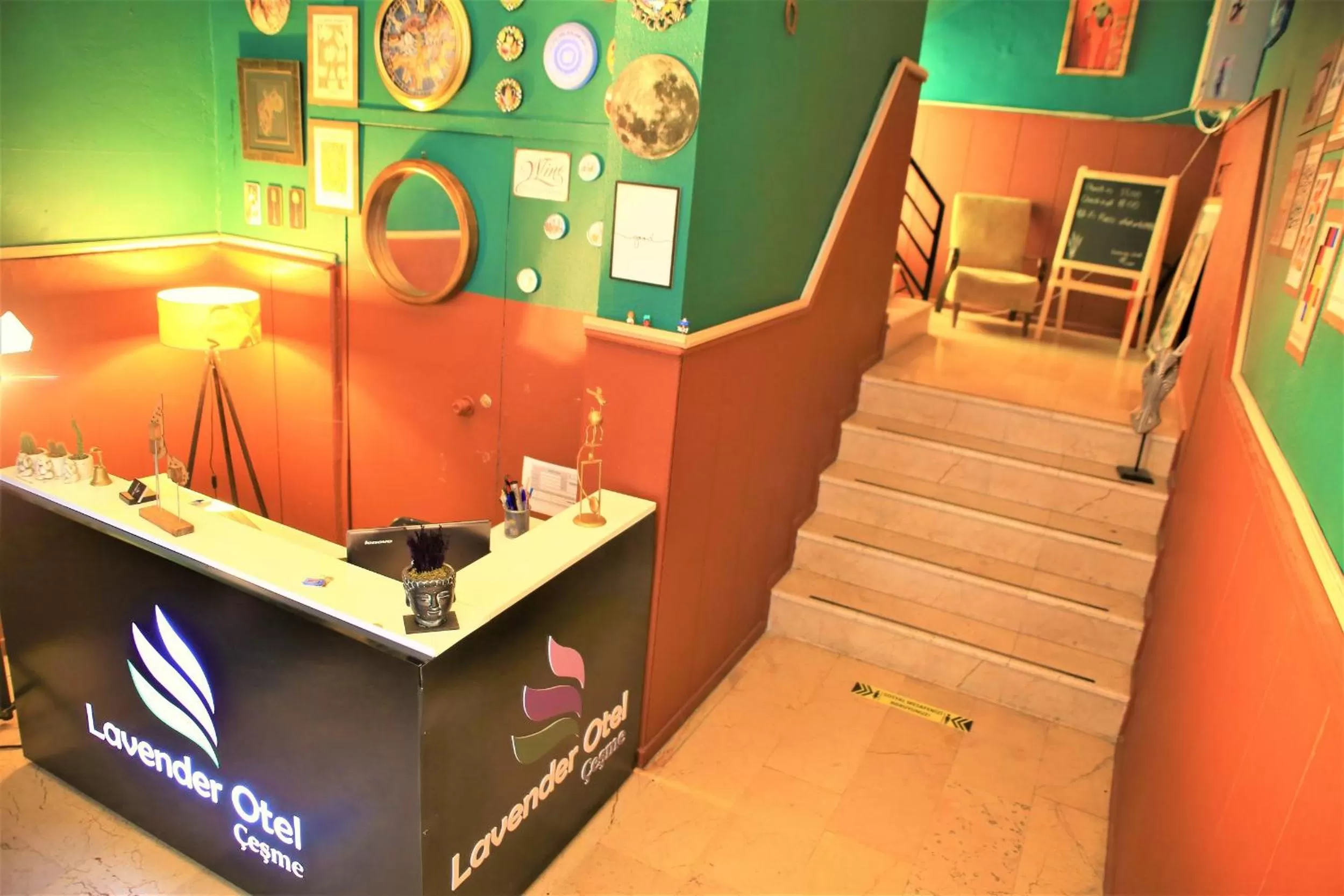 Lobby or reception in Lavender Otel