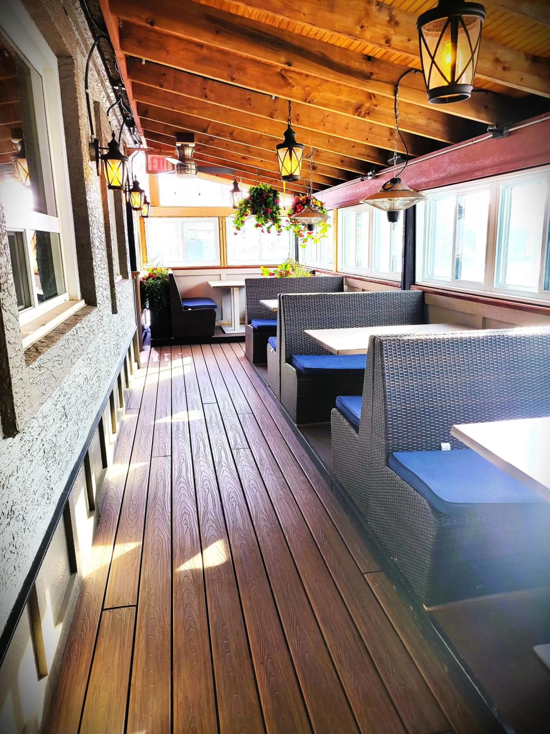 Patio in Royal Duke Hotel