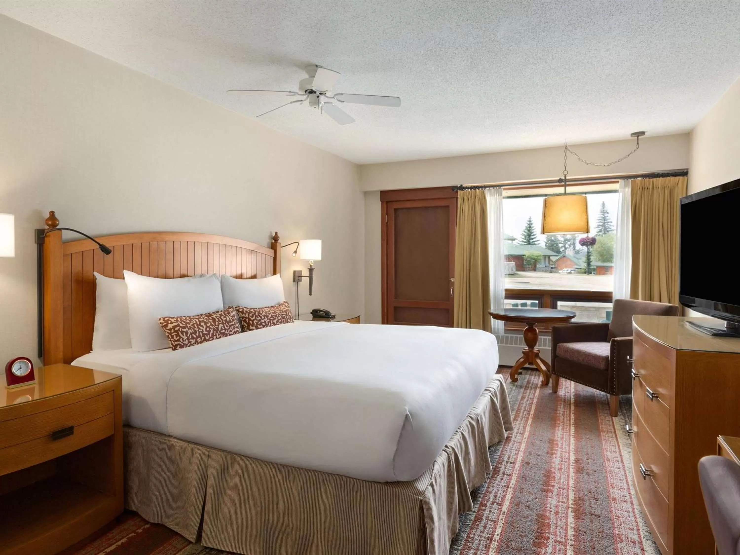 Photo of the whole room, Bed in Fairmont Jasper Park Lodge