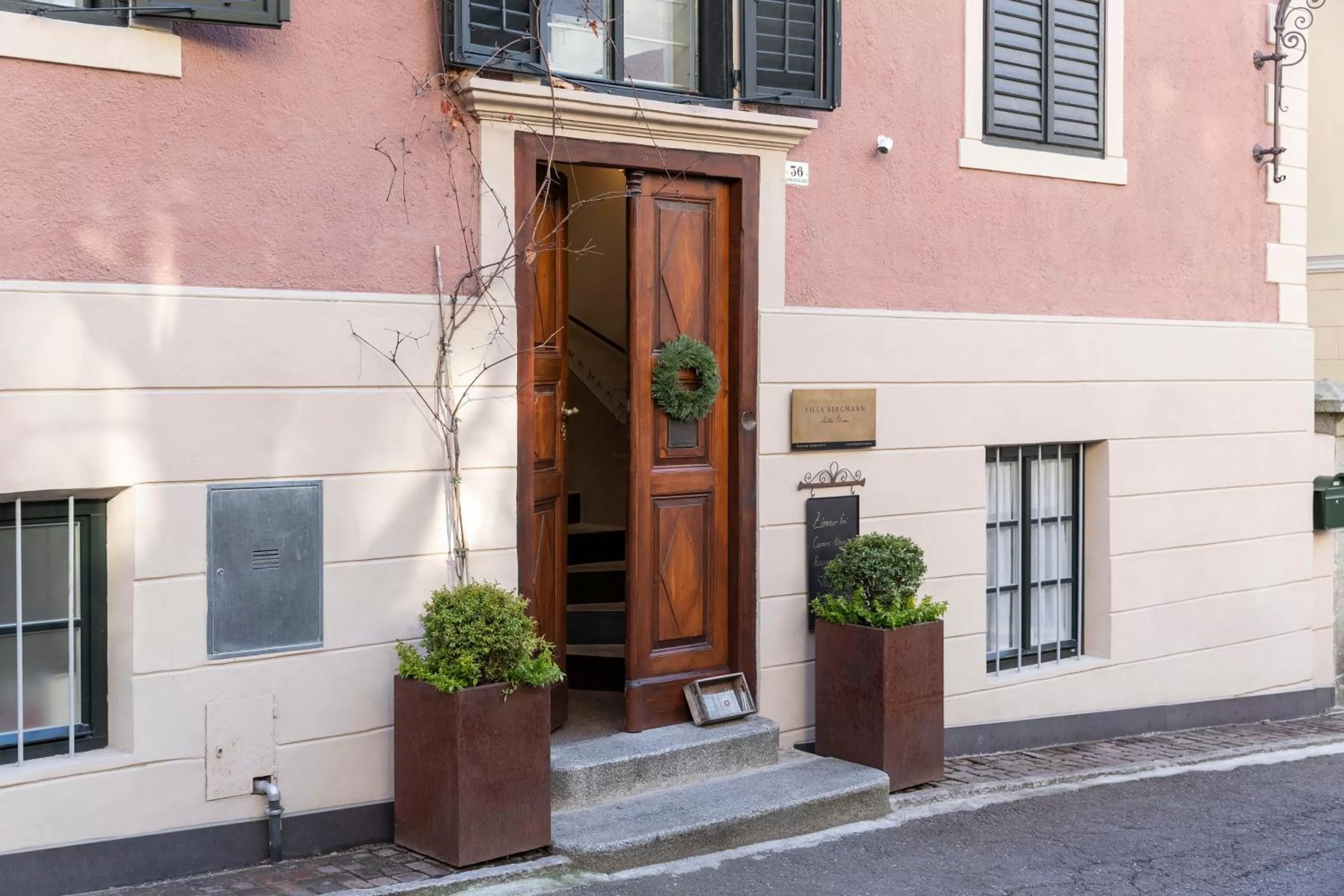 Property building in Villa Bergmann Suites Meran