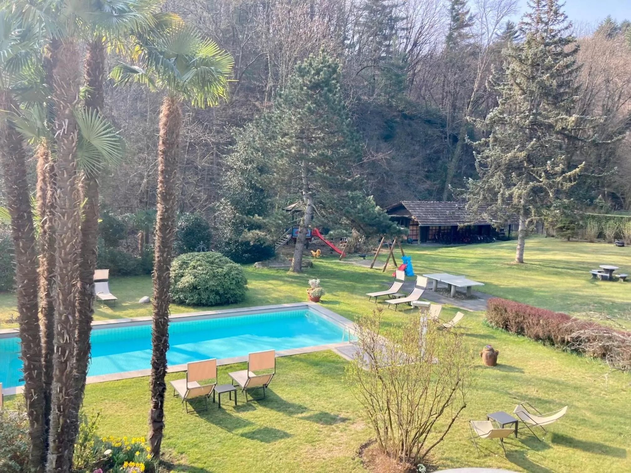 Garden view in Garni Villa Siesta Park