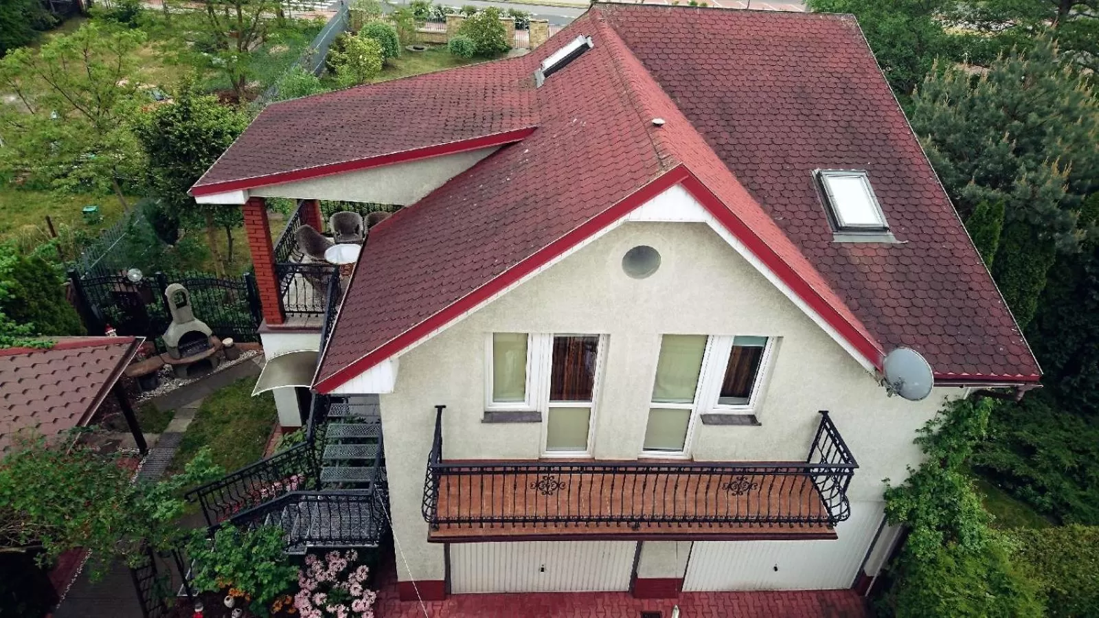 Bird's eye view in Willa Sarenka