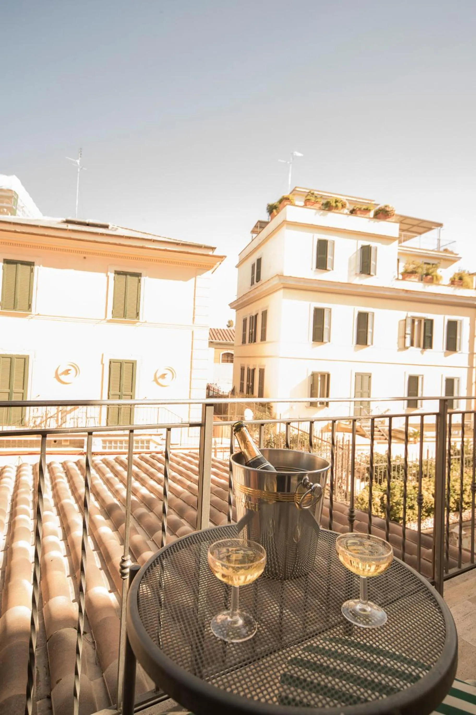 Balcony/Terrace in Hotel Donatello