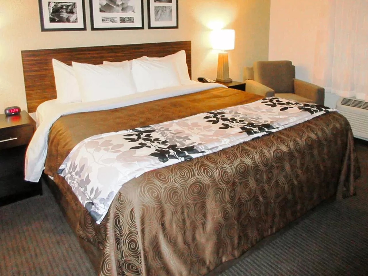 Bed in Sleep Inn & Suites West-Near Medical Center