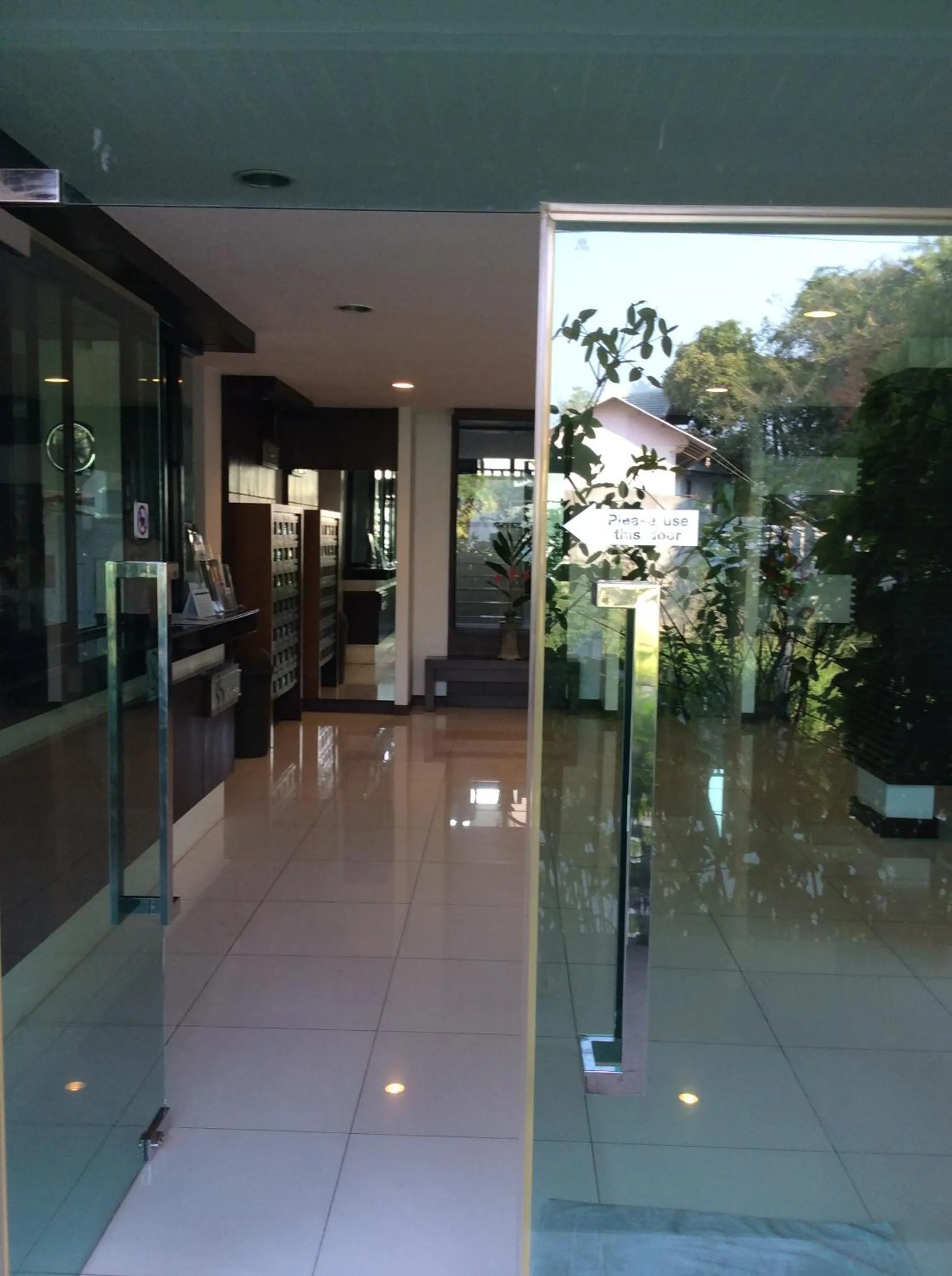 Facade/entrance in Sang Serene House